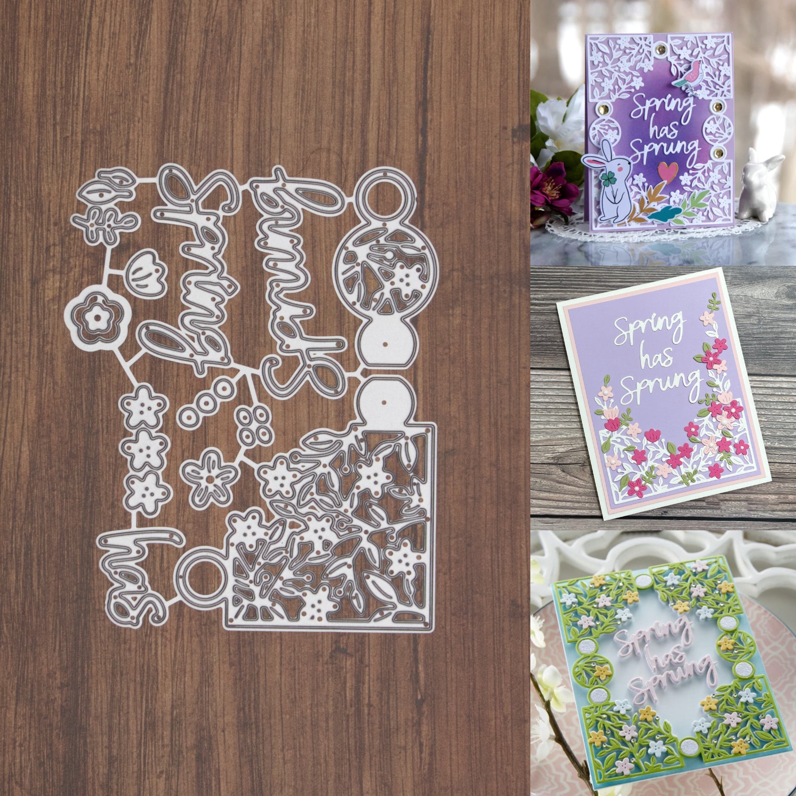 Spring Has Sprung Make Your Own Floral Frame Cutting Dies