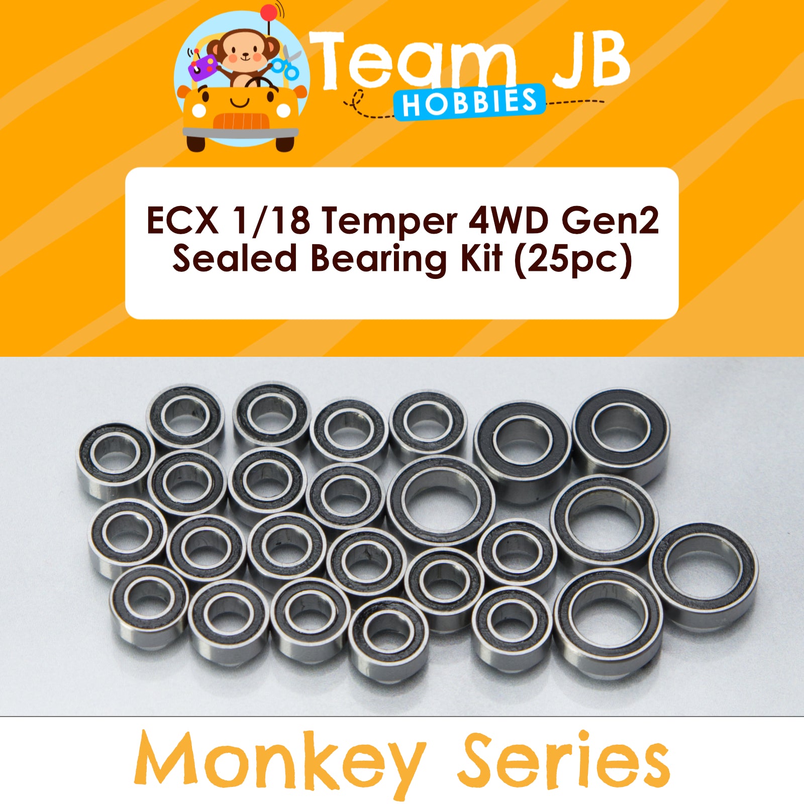 ECX 1/18 Temper 4WD Gen2 - Sealed Bearing Kit