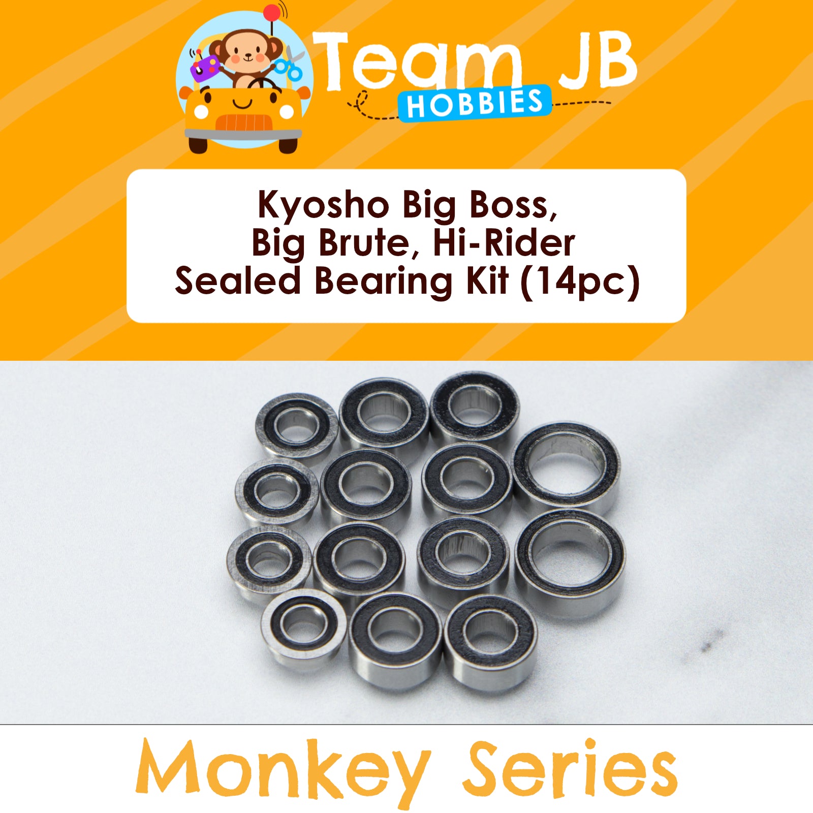 Kyosho Big Boss, Big Brute, Hi-Rider - Sealed Bearing Kit