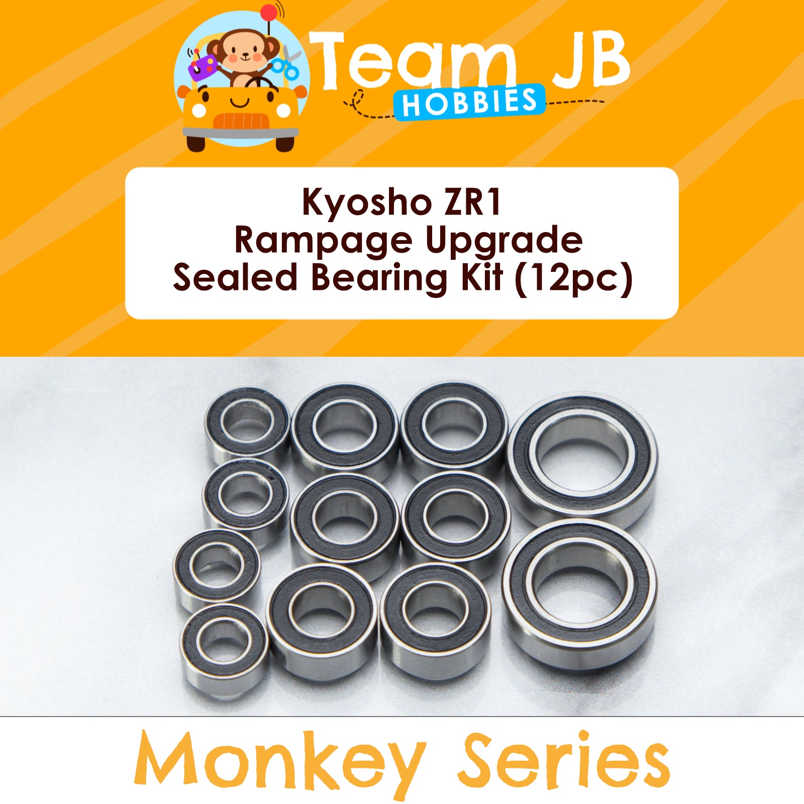 Kyosho ZR1 Rampage Upgrade - Sealed Bearing Kit