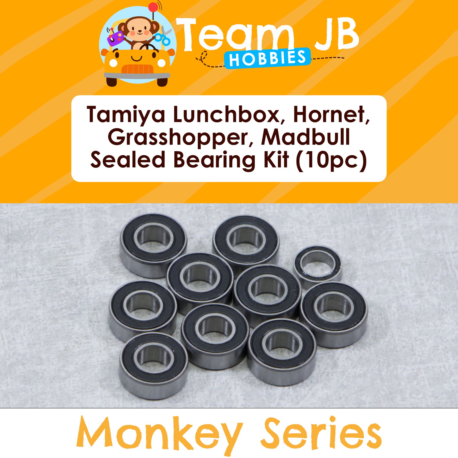 Tamiya Lunch Box, Grasshopper, Hornet, Madbull - (CW-01) - Sealed Bearing Kit