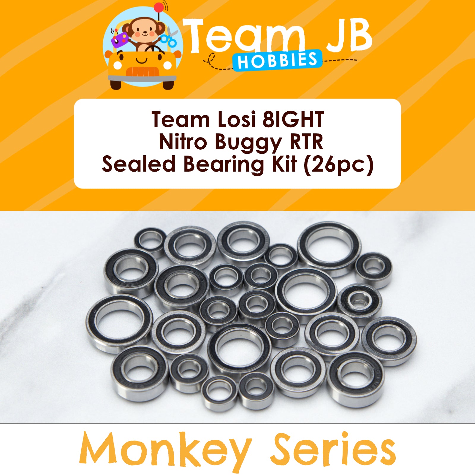 Team Losi 8IGHT Nitro Buggy RTR - Sealed Bearing Kit