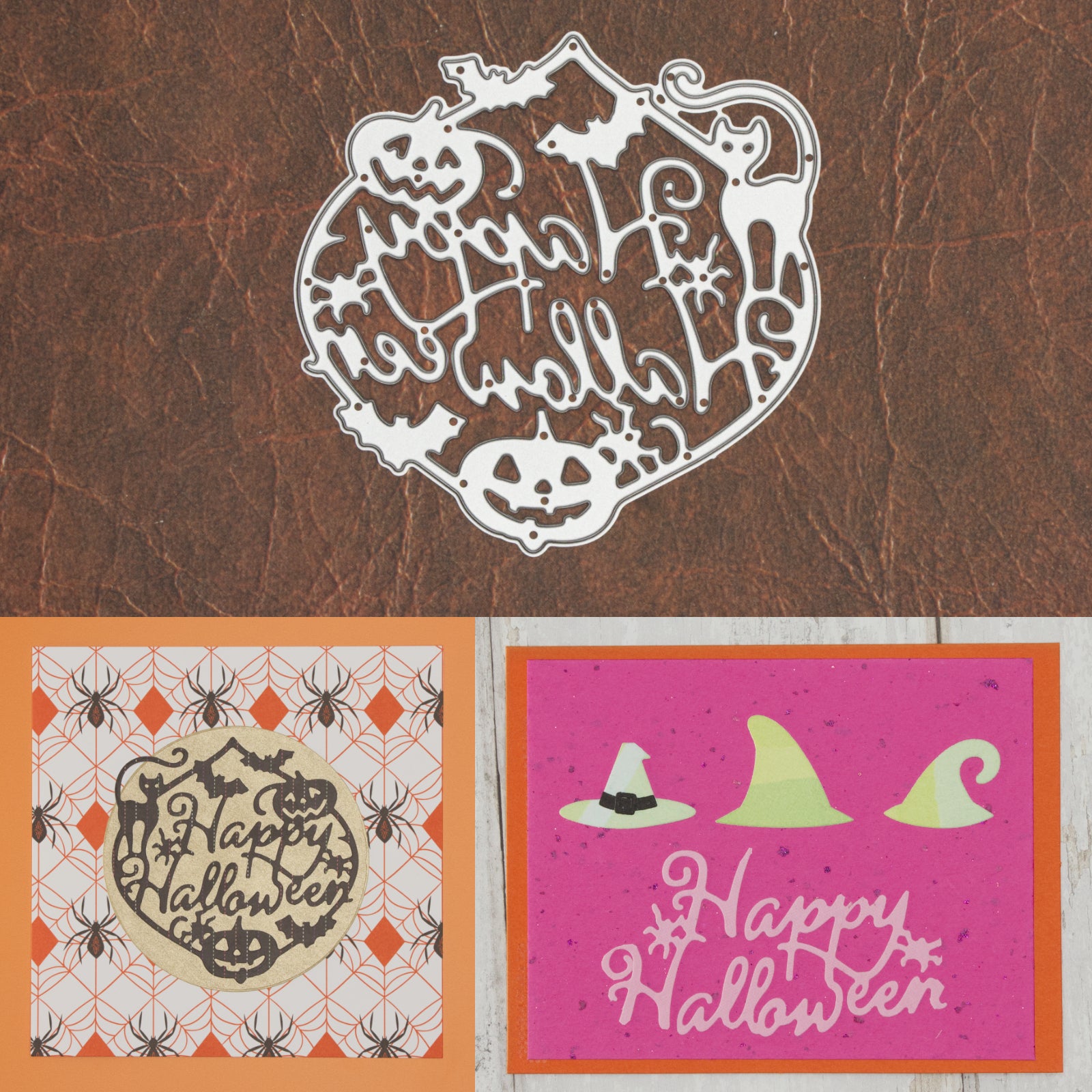 Happy Halloween Framed Sentiment Cutting Die