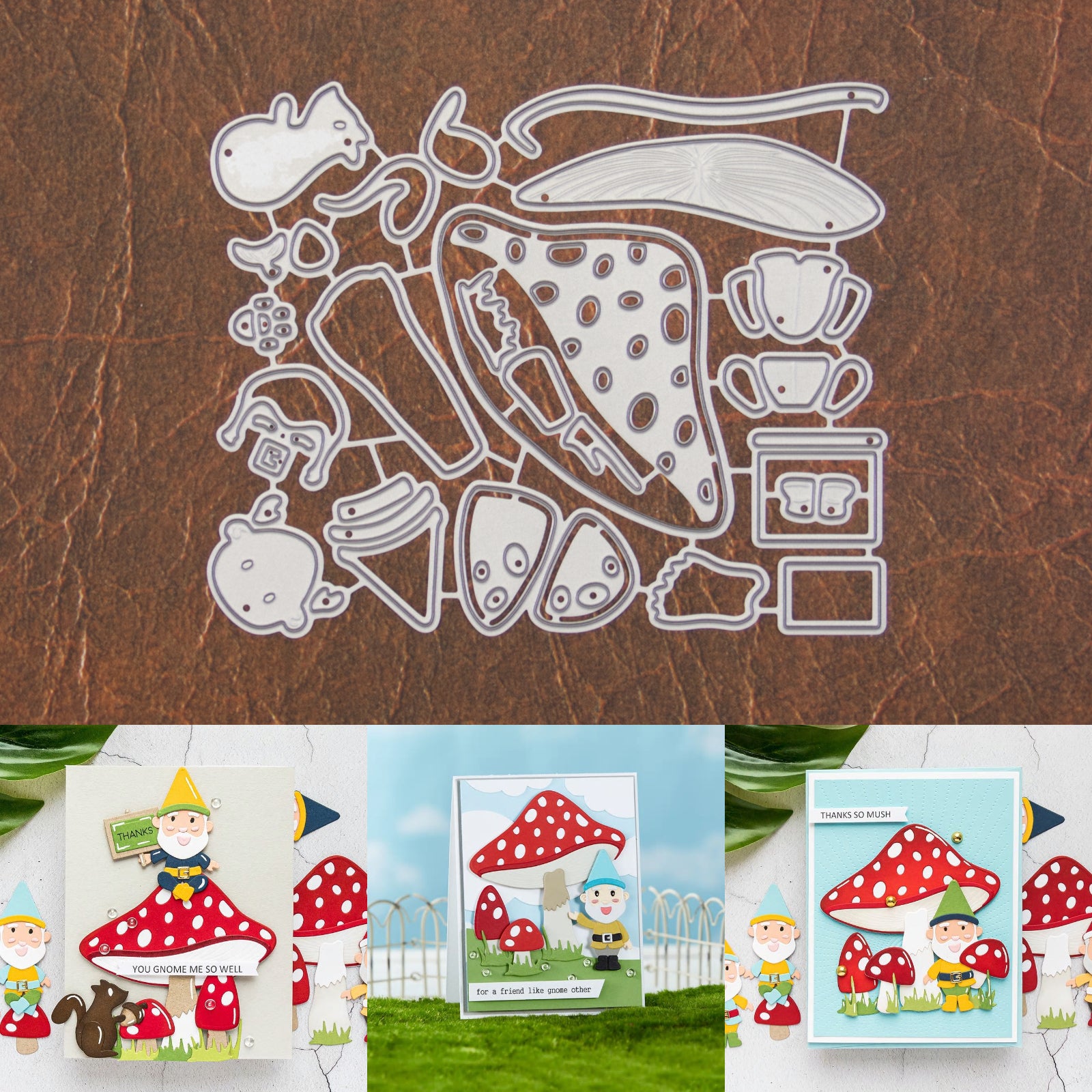 Where Gnomes Roam Cutting Die Set