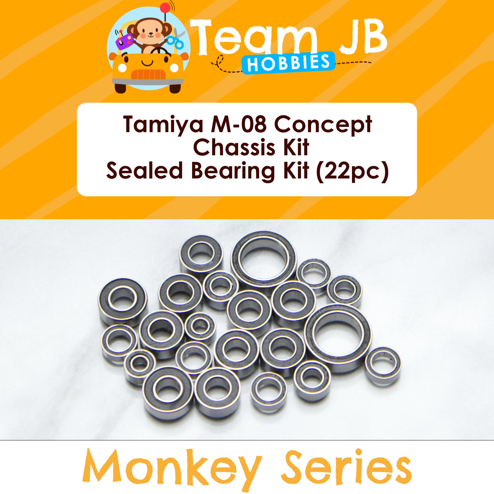 Tamiya M-08 Concept Chassis Kit - Sealed Bearing Kit
