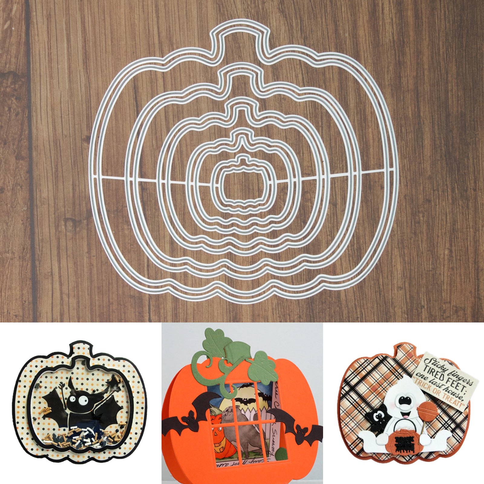 Nesting Pumpkins Cutting & Embossing Dies