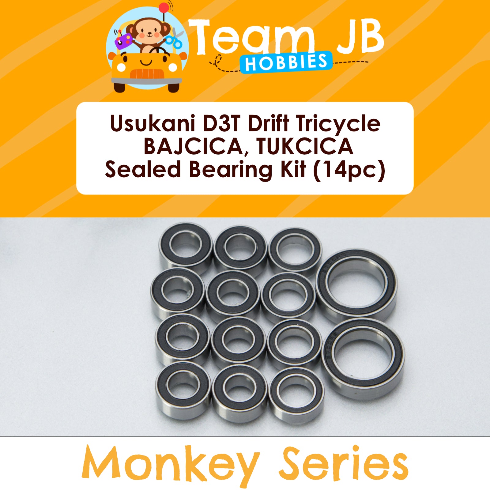Usukani D3T Drift Tricycle BAJCICA, D3T Drift Tricycle TUKCICA - Sealed Bearing Kit
