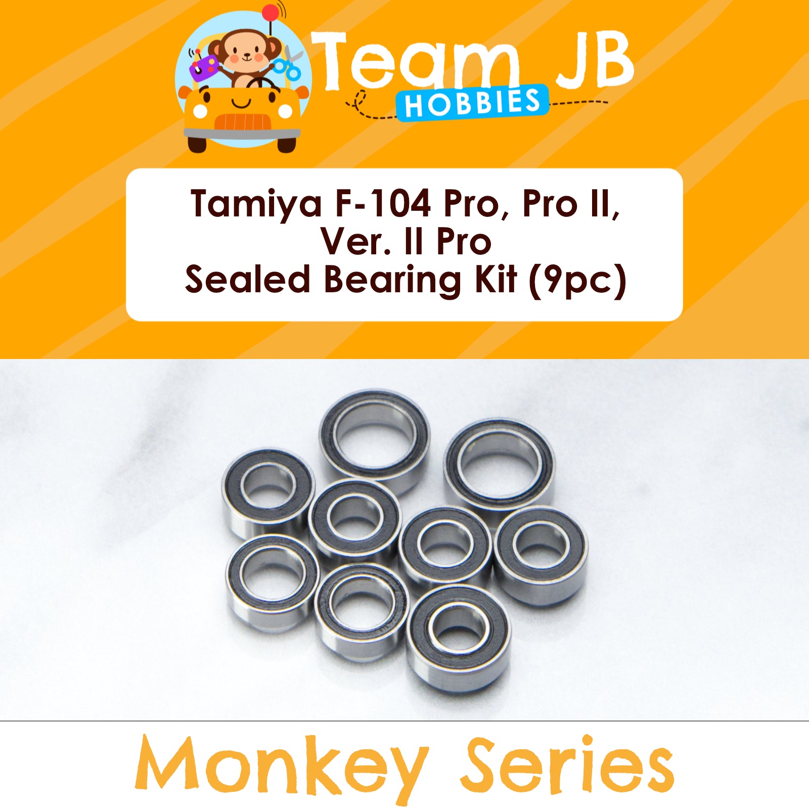 Tamiya F-104 Pro, Pro II, Ver. II Pro - Sealed Bearing Kit