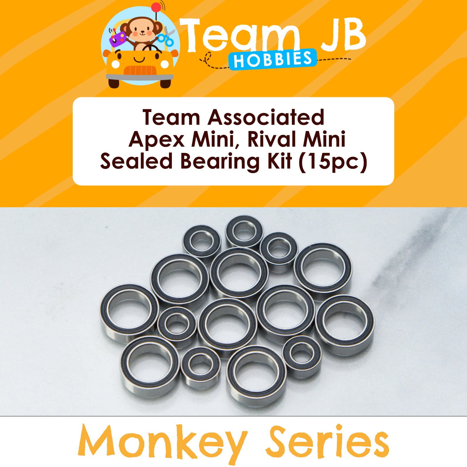 Team Associated Apex Mini, Rival Mini - Sealed Bearing Kit