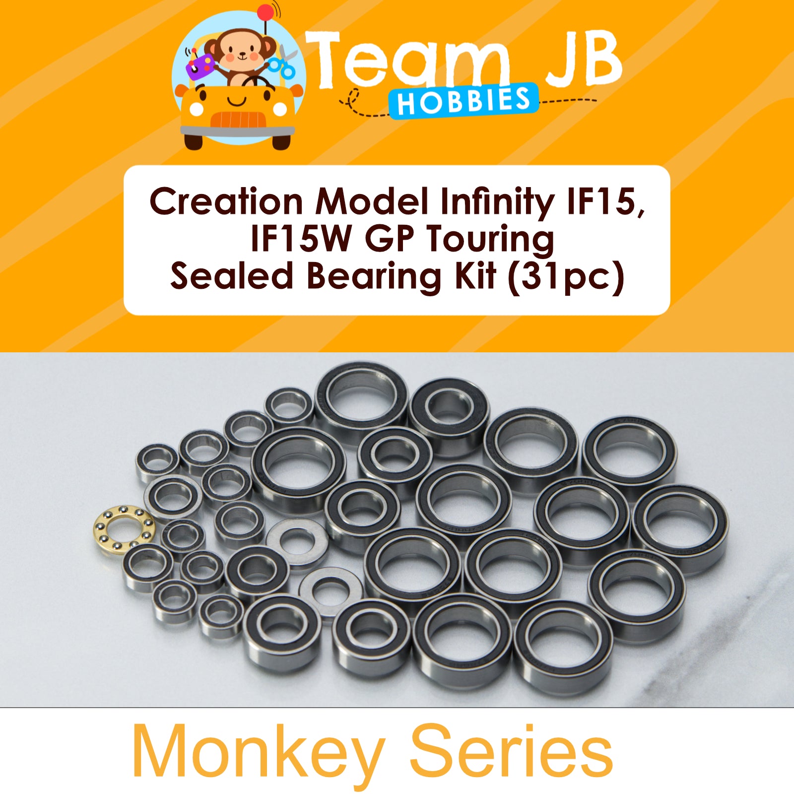 Creation Model Infinity IF15 GP Touring, Infinity IF15W GP Touring - Sealed Bearing Kit