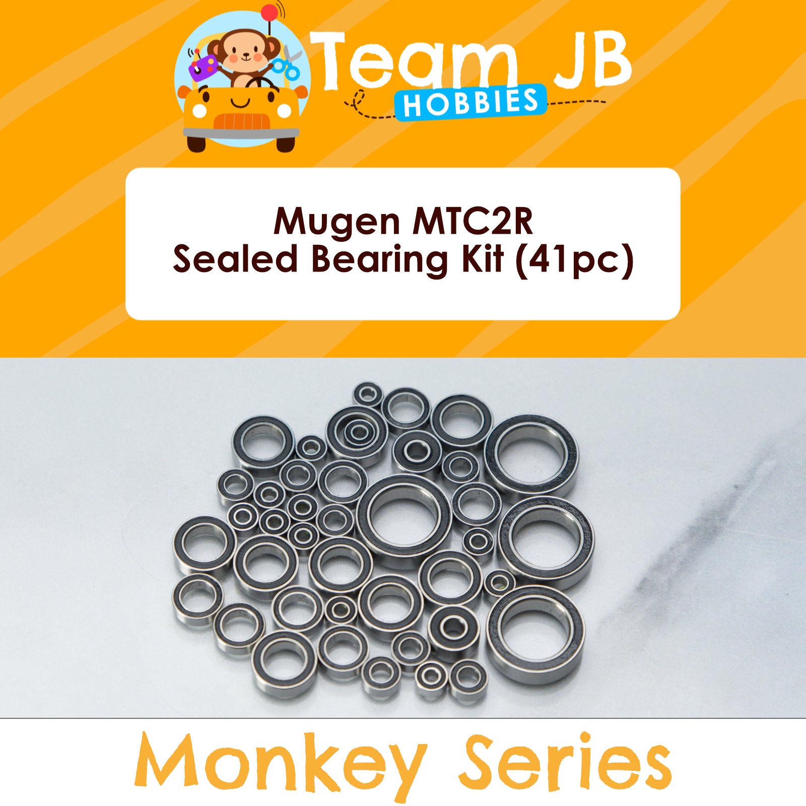 Kit De Roulements Scellés FastEddy Pour Mugen MTC2R - Réf TFE8743