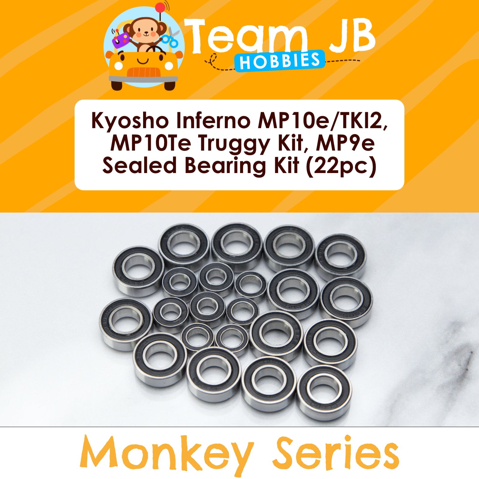 Kyosho Inferno MP10e/TKI2, MP10Te Truggy Kit, MP9e TKI4 - Sealed Bearing Kit