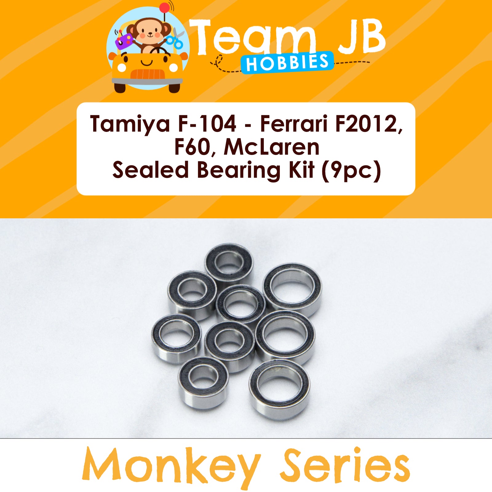 Tamiya F-104 - Ferrari F2012, F60, McLaren - Sealed Bearing Kit