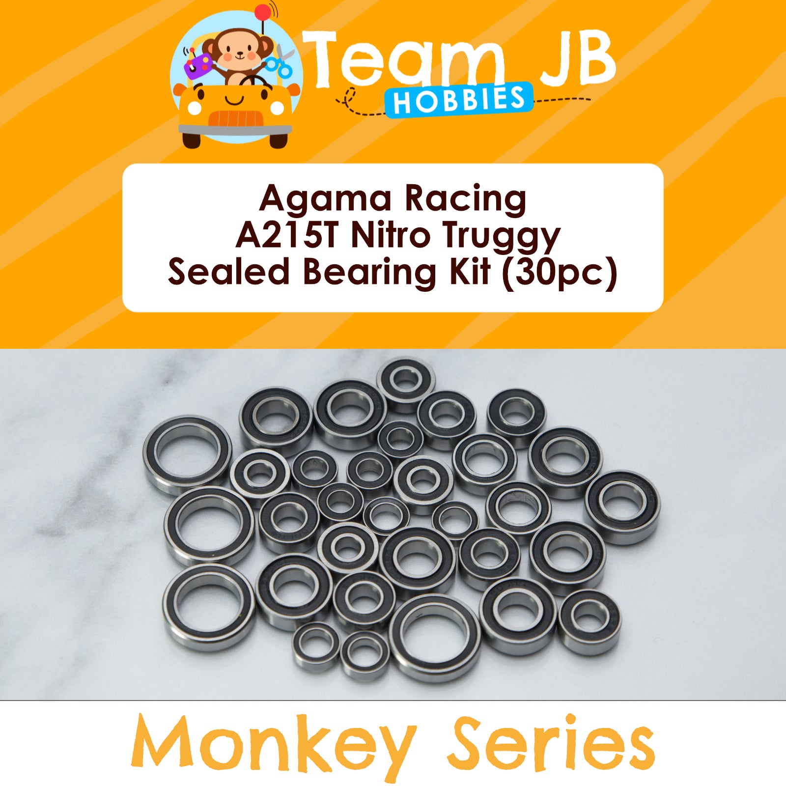 Agama Racing A215T Nitro Truggy - Sealed Bearing Kit