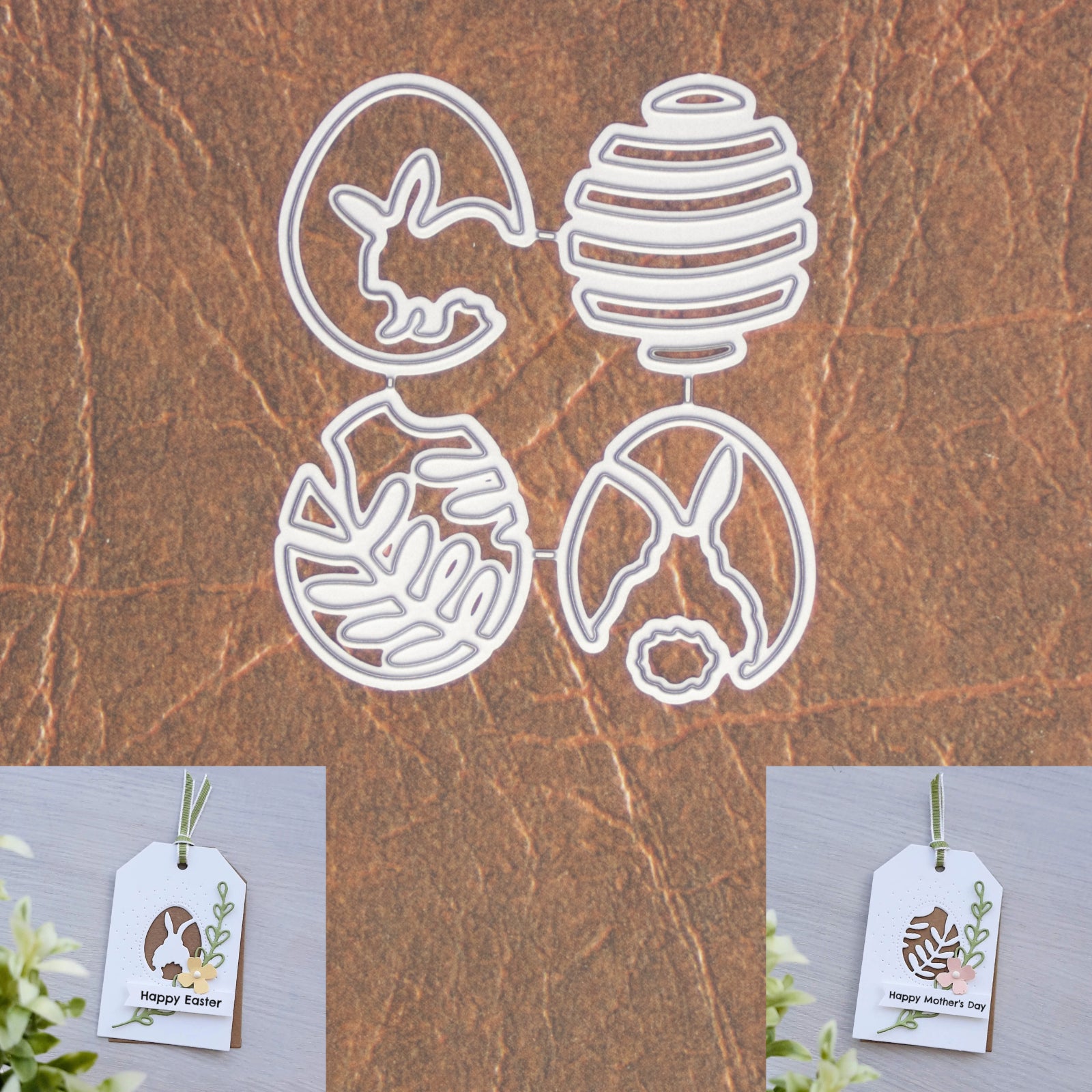 Cutout Eggs Quartet Cutting Dies