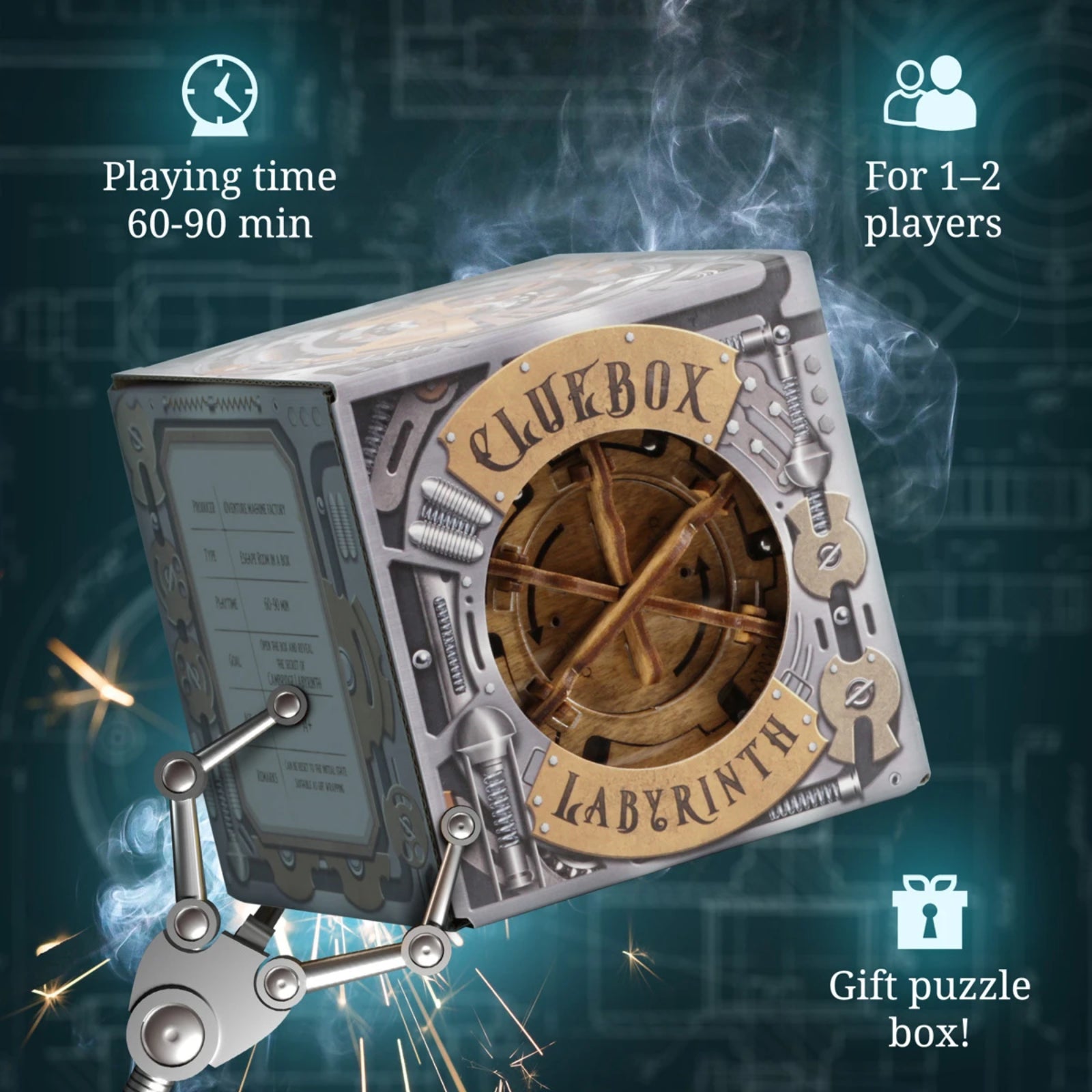 iDventure cluebox Escape Room in a Box, 6 minutes quick solution 