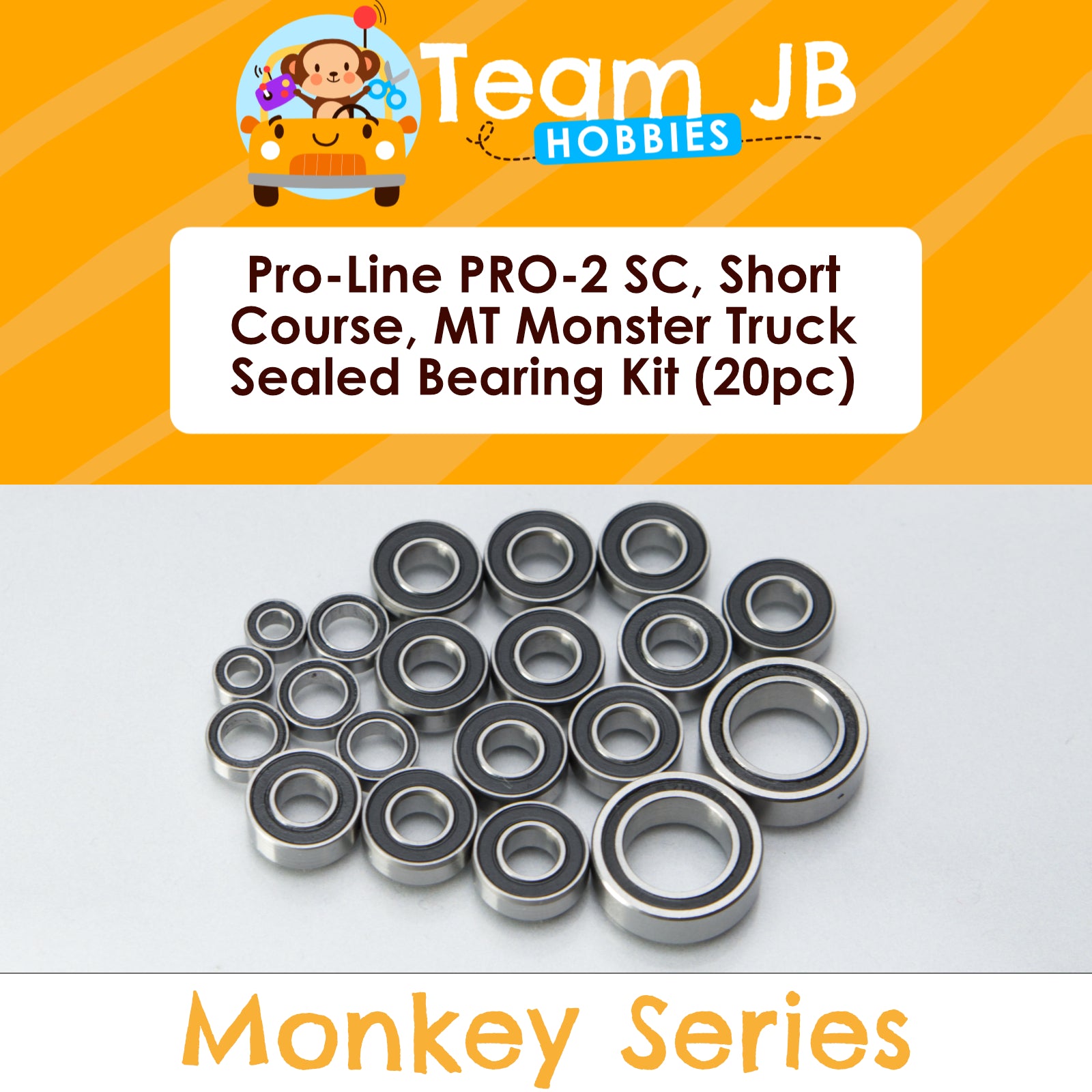 Pro-Line PRO-2 SC Short Course Truck, PRO-2 Short Course Buggy, PRO-MT Monster Truck - Sealed Bearing Kit