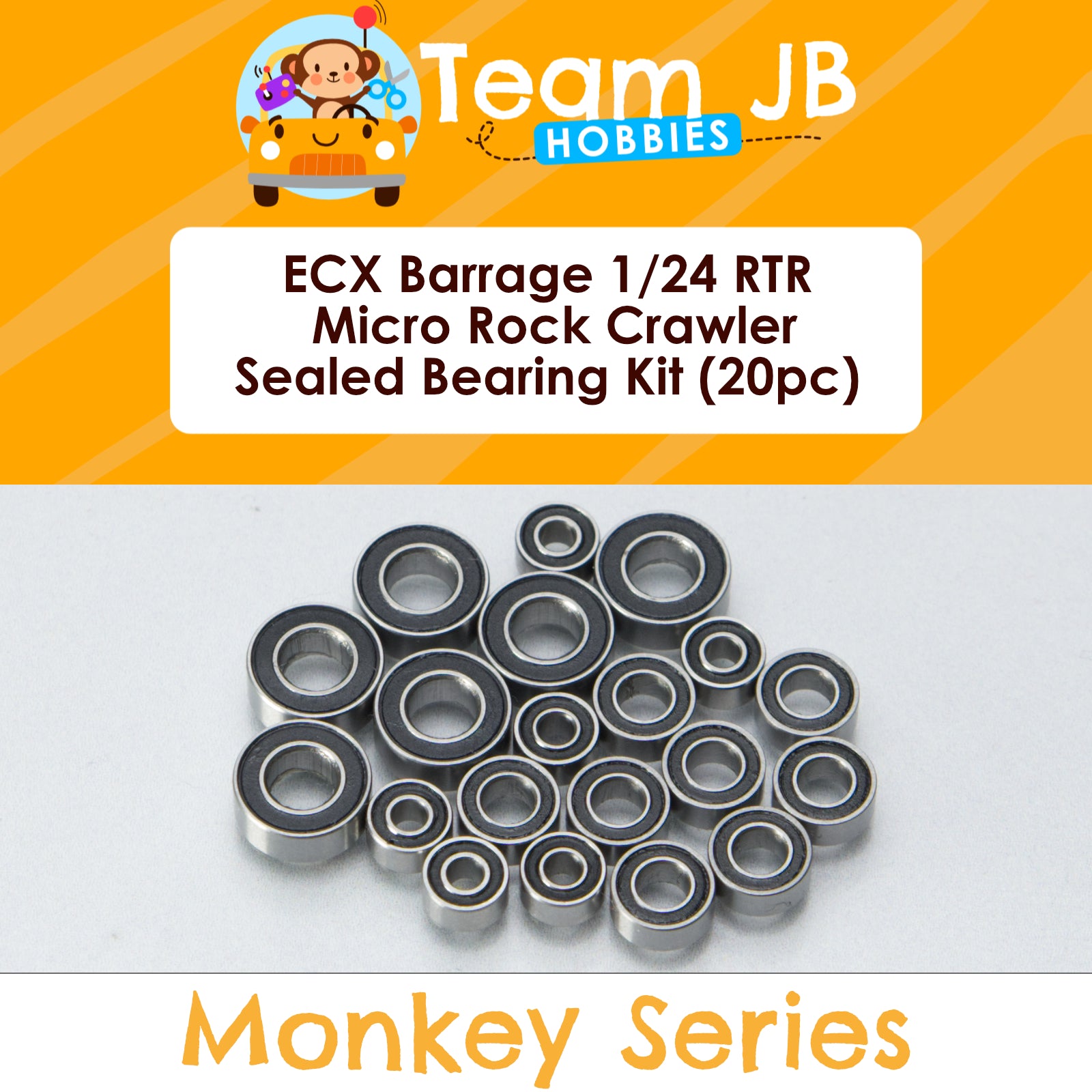 ECX Barrage 1/24 RTR Micro Rock Crawler - Sealed Bearing Kit