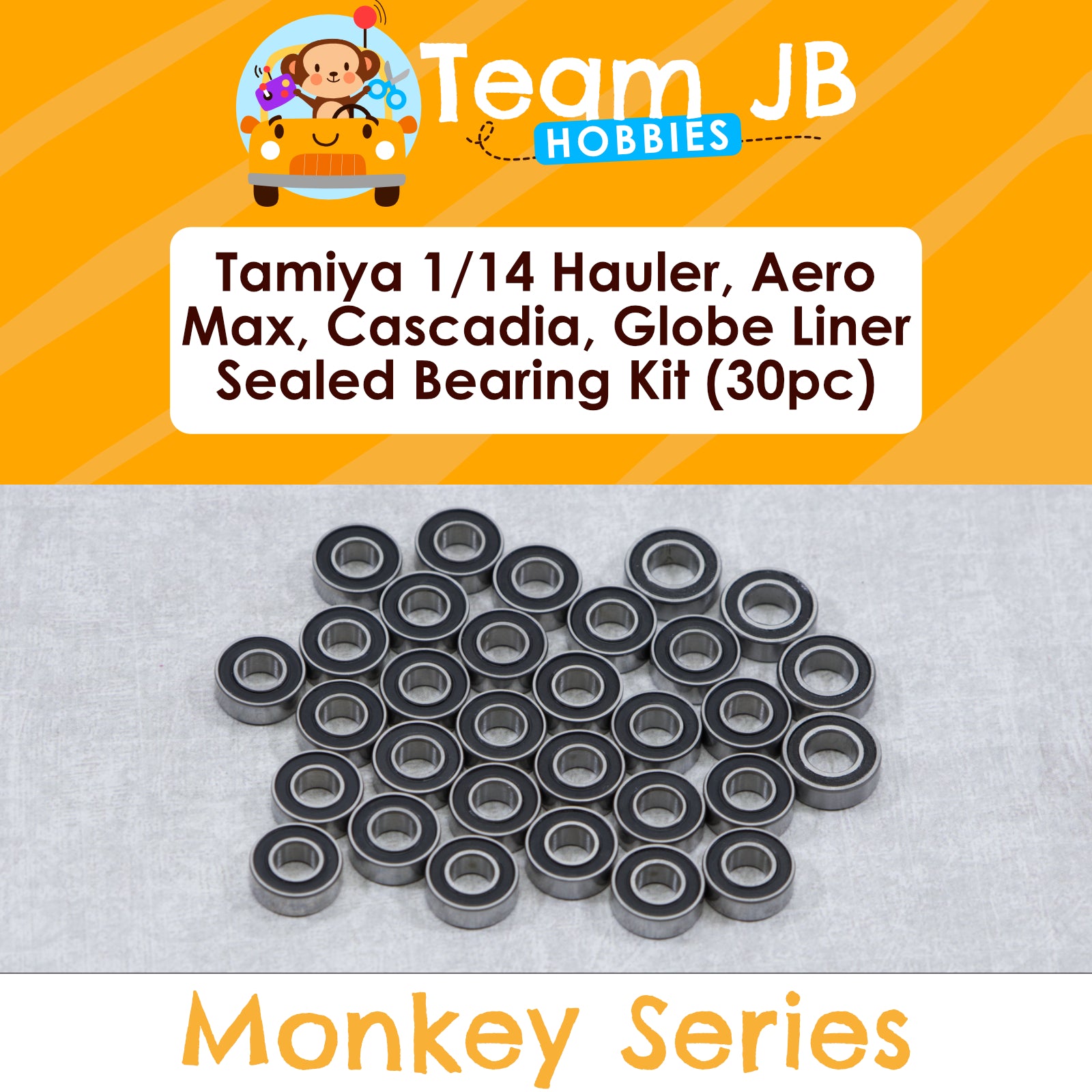 Tamiya 1/14 Hauler, Aero Max, Cascadia, Globe Liner - Sealed Bearing Kit