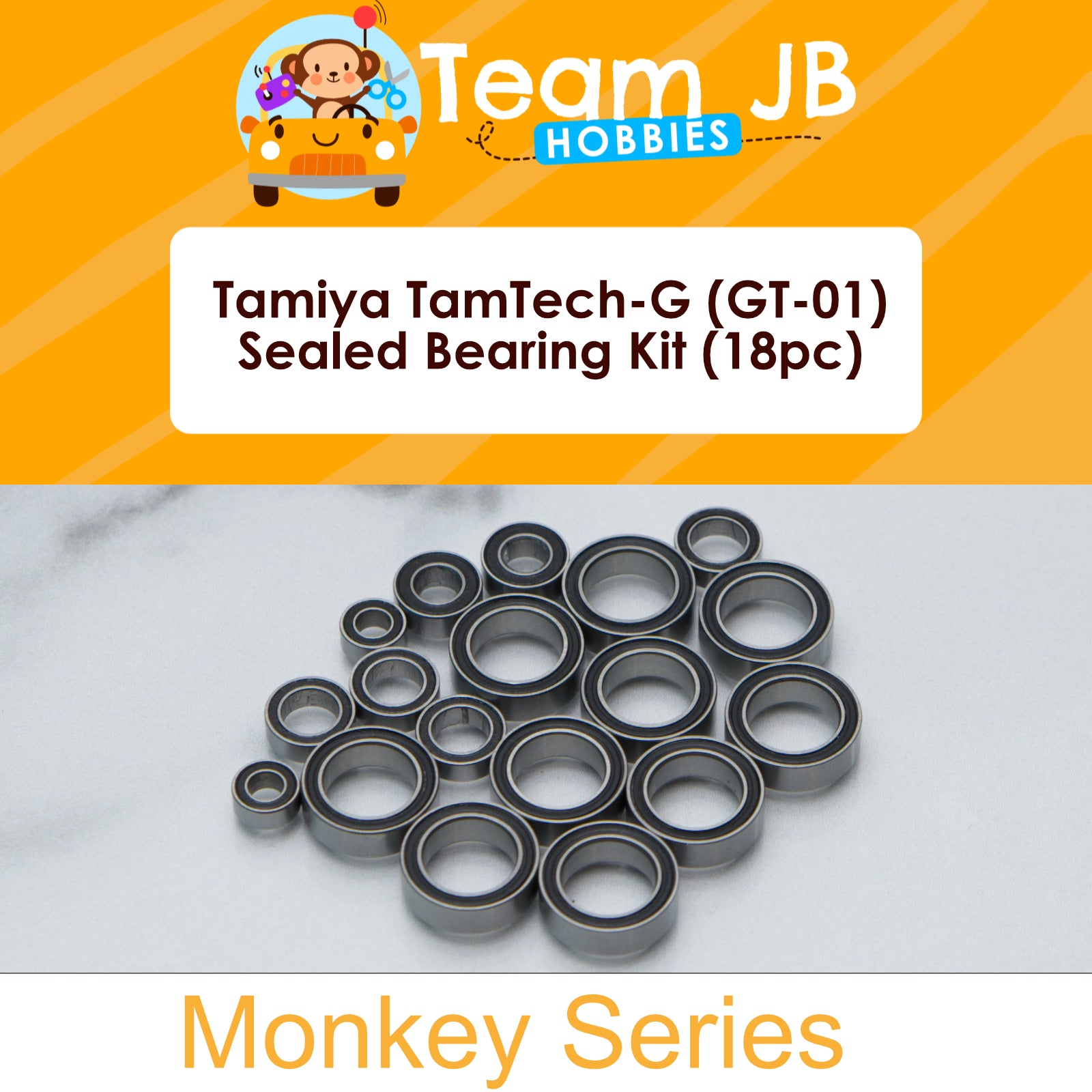 Tamiya TamTech-G (GT-01) - Sealed Bearing Kit