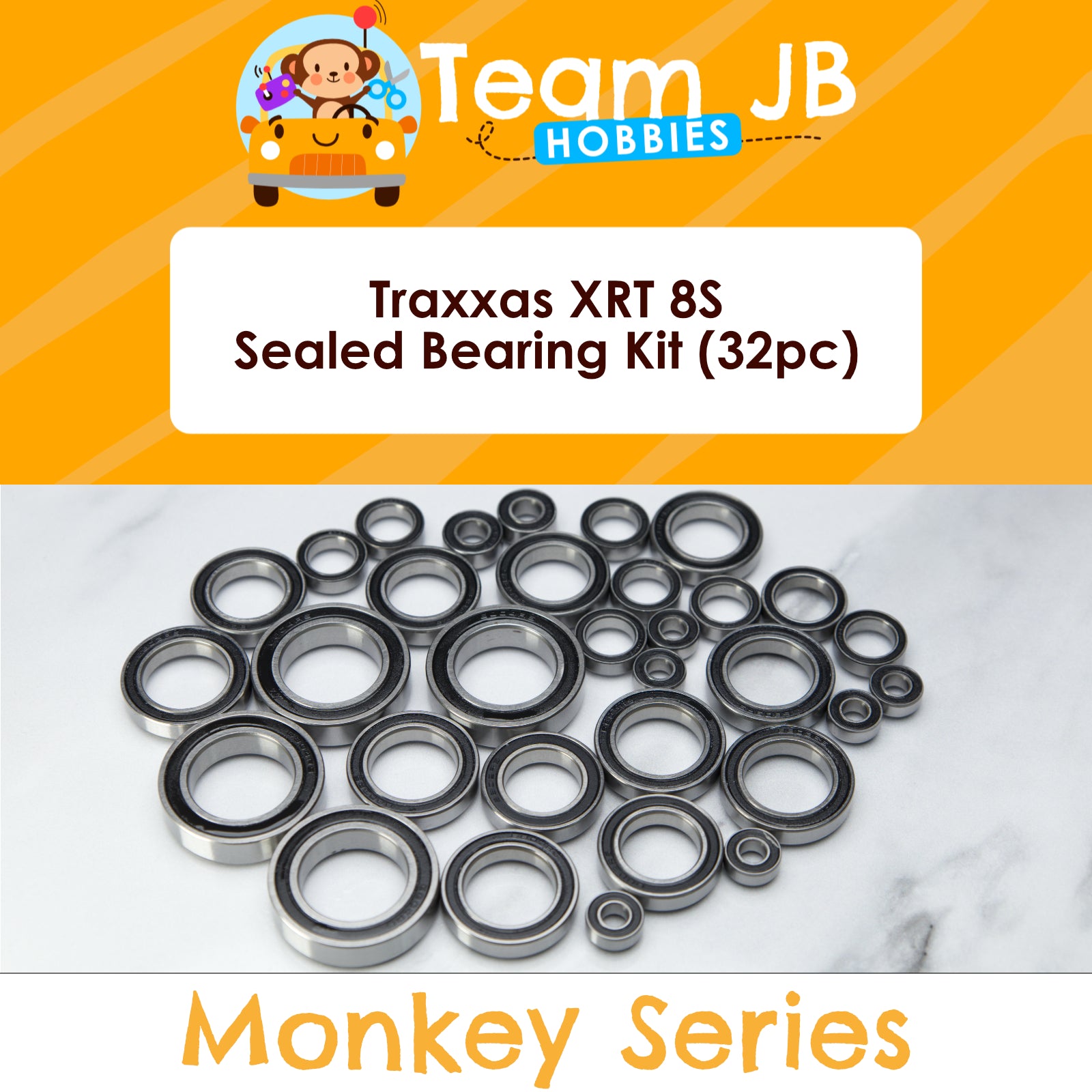 Traxxas XRT 8S, X-Maxx Ultimate - 32 Pcs Rubber Sealed Bearings Kit
