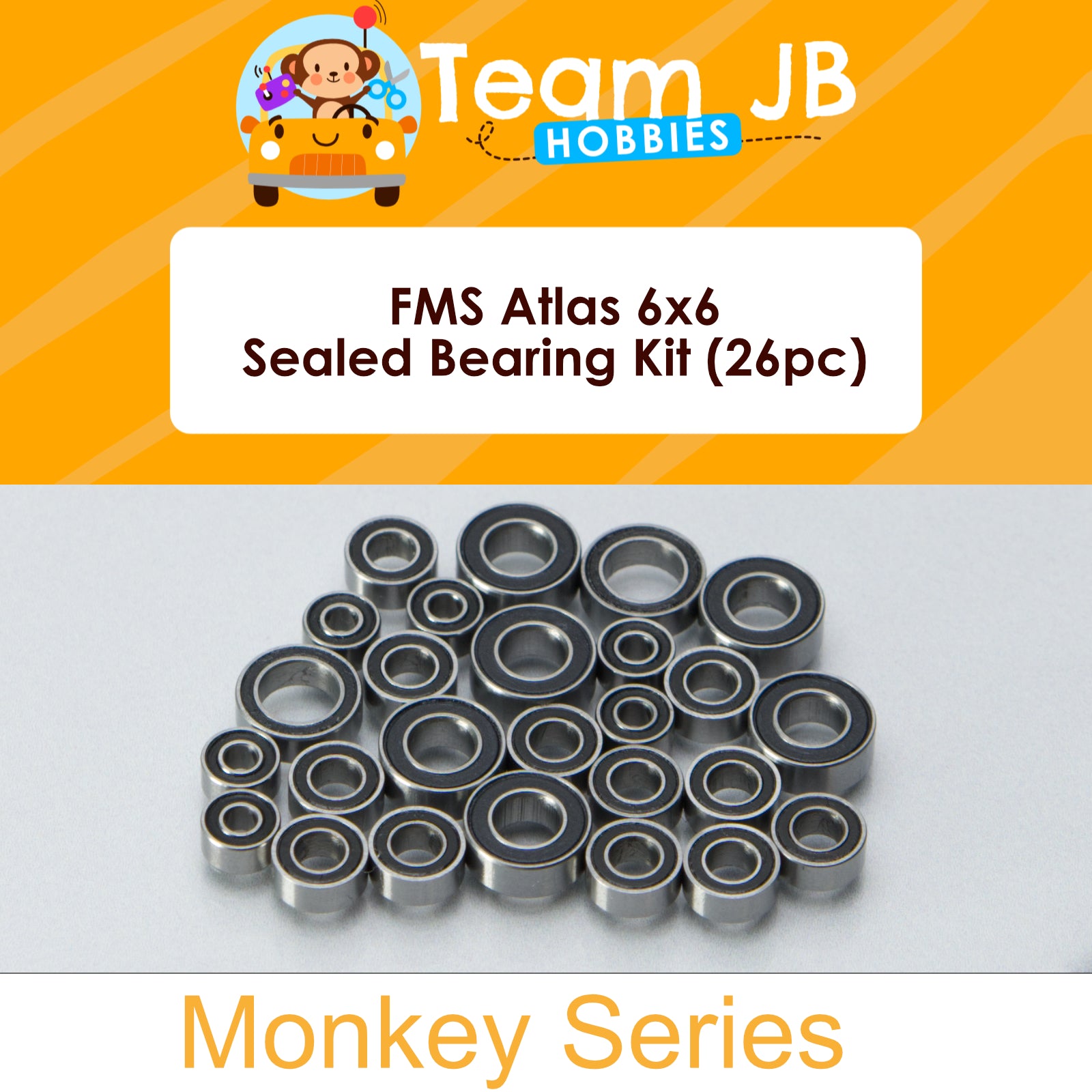 FMS Atlas 6x6 - Sealed Bearing Kit