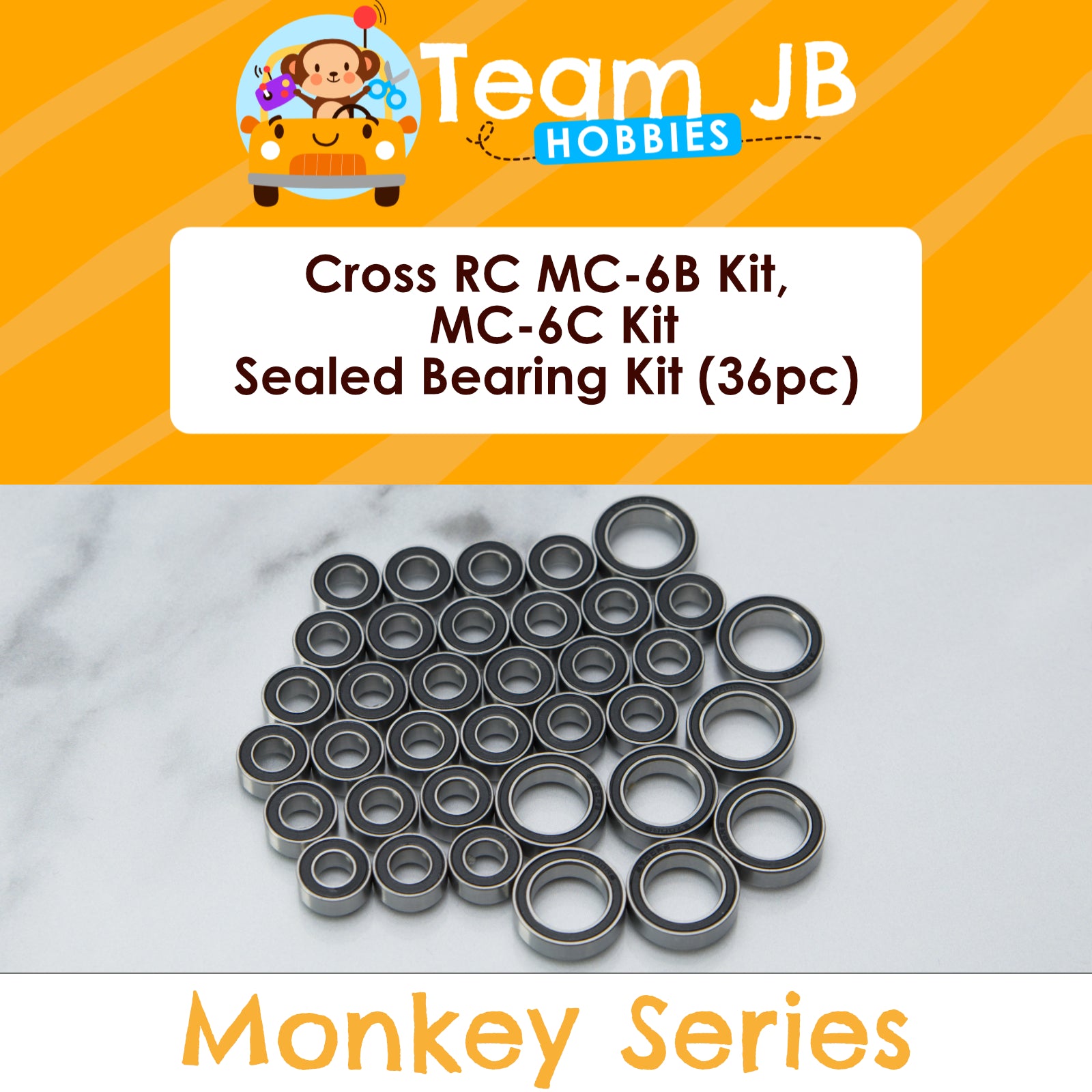 Cross RC MC-6B Kit, MC-6C Kit - Sealed Bearing Kit