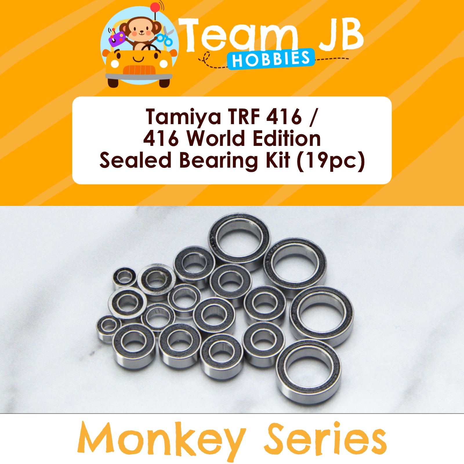 Tamiya TRF 416, TRF 416 World Edition Chassis - Sealed Bearing Kit