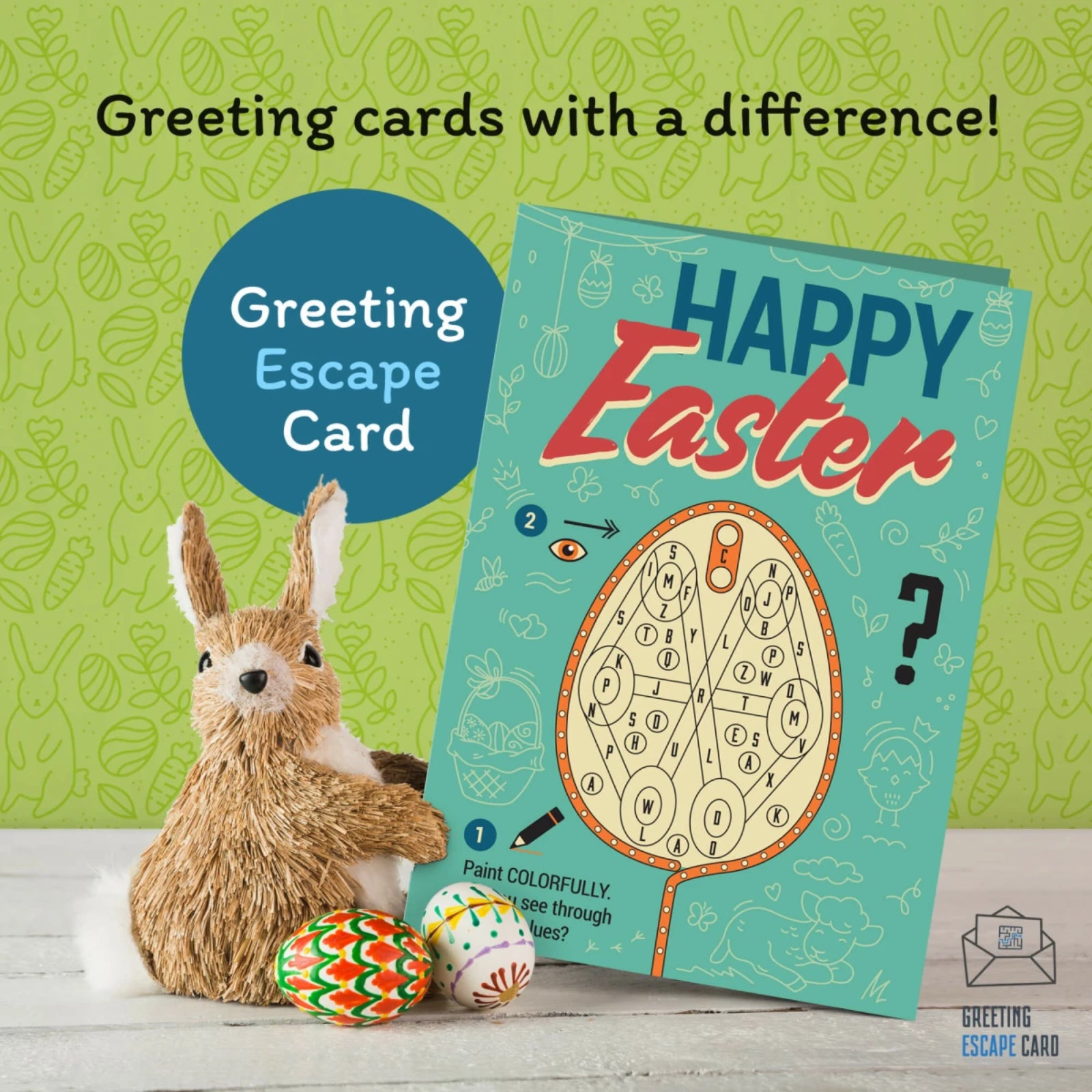 Happy Easter Escape Greeting Card (EN) - iDventure