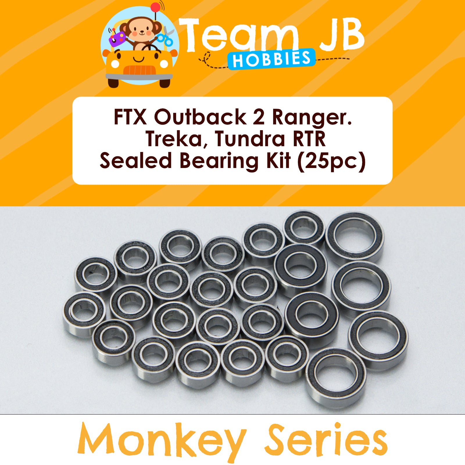 FTX Outback 2 Ranger. Treka, Tundra RTR - Sealed Bearing Kit