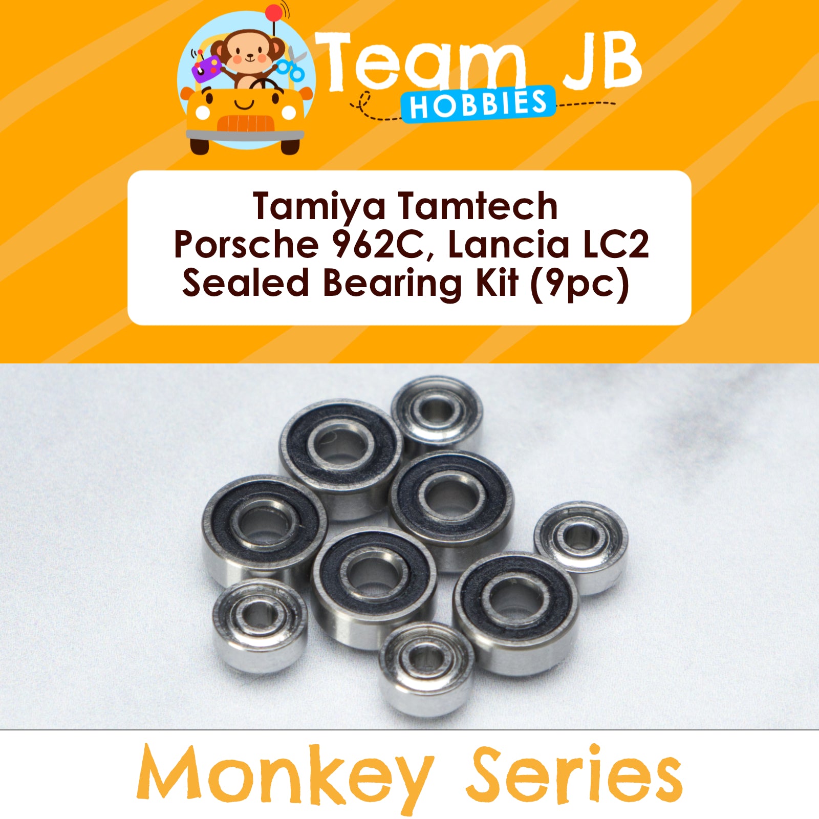 Tamiya Tamtech Porsche 962C, Lancia LC2 - Sealed Bearing Kit