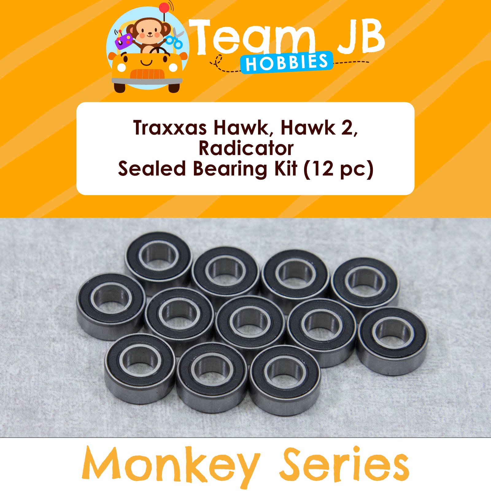 Traxxas Hawk, Hawk 2, Radicator Sealed Bearing Kit