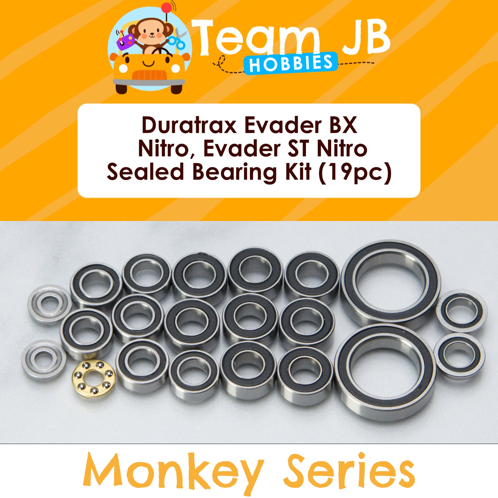 Duratrax Evader BX Nitro, Evader ST Nitro - Sealed Bearing Kit