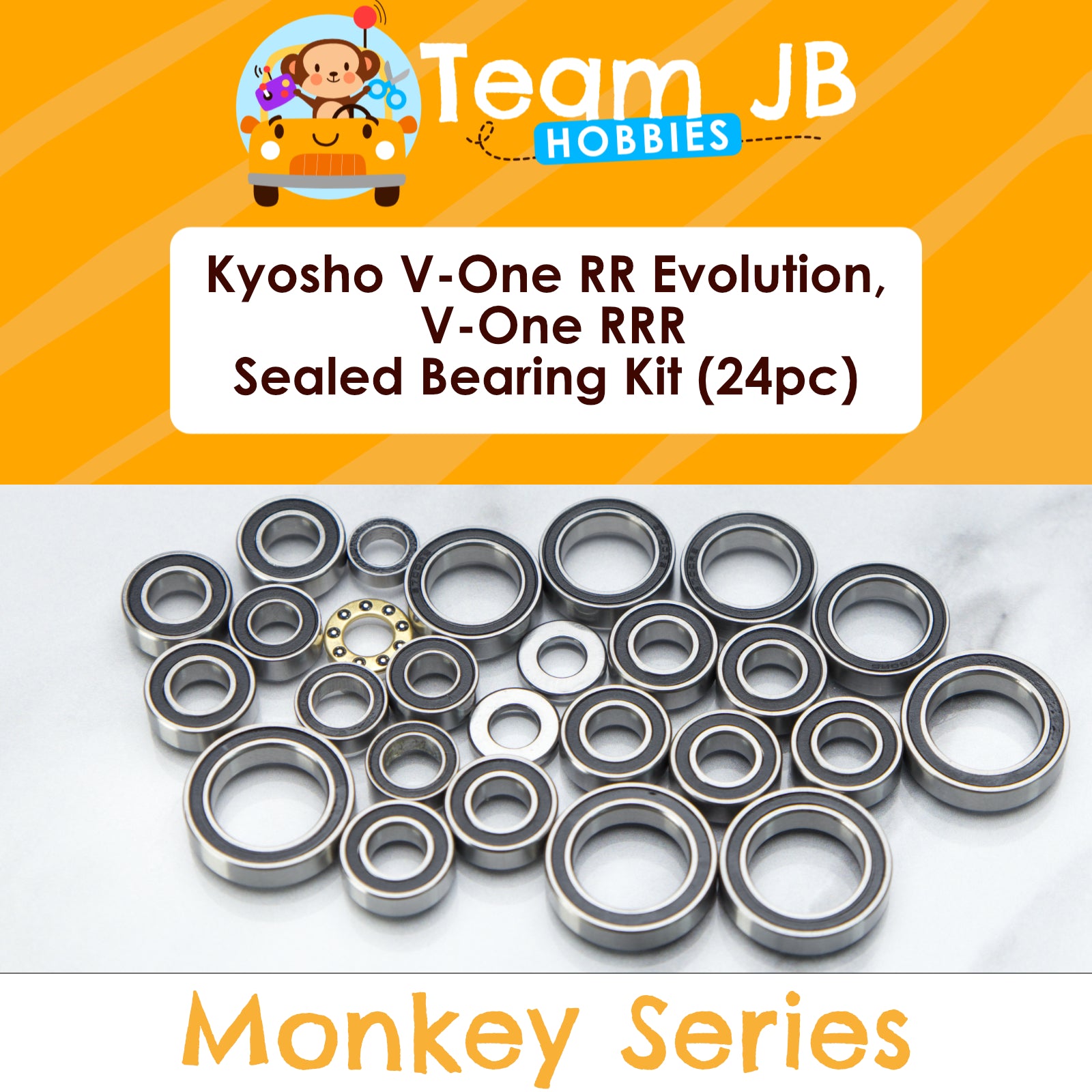 Kyosho V-One RR Evolution, V-One RRR - Sealed Bearing Kit