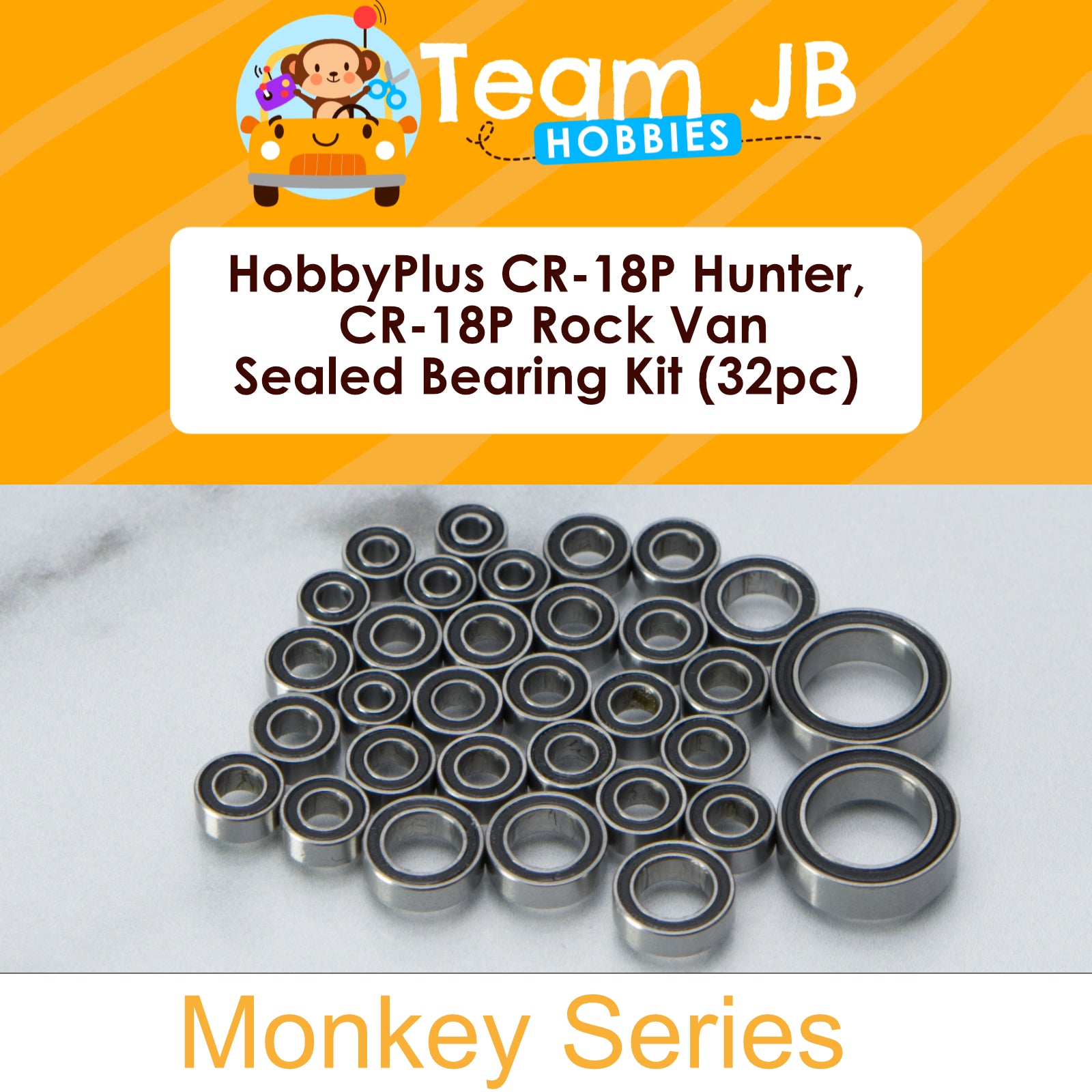 HobbyPlus CR-18P Hunter, CR-18P Rock Van - Sealed Bearing Kit