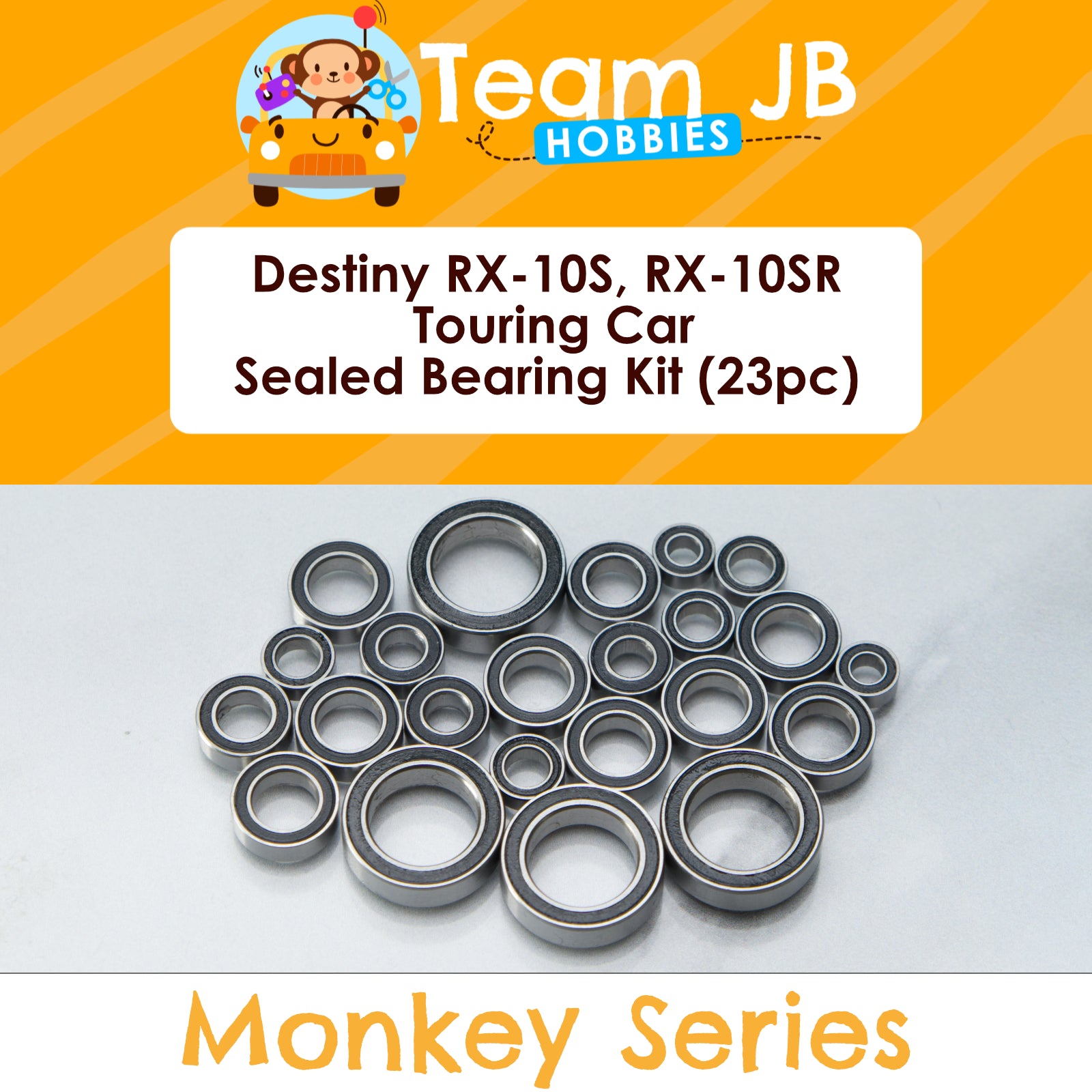 Destiny RX-10S, RX-10SR Touring Car - Sealed Bearing Kit