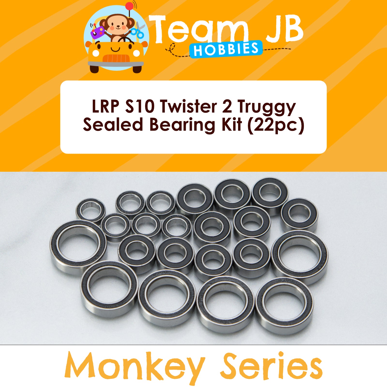 LRP S10 Twister 2 Truggy - Sealed Bearing Kit