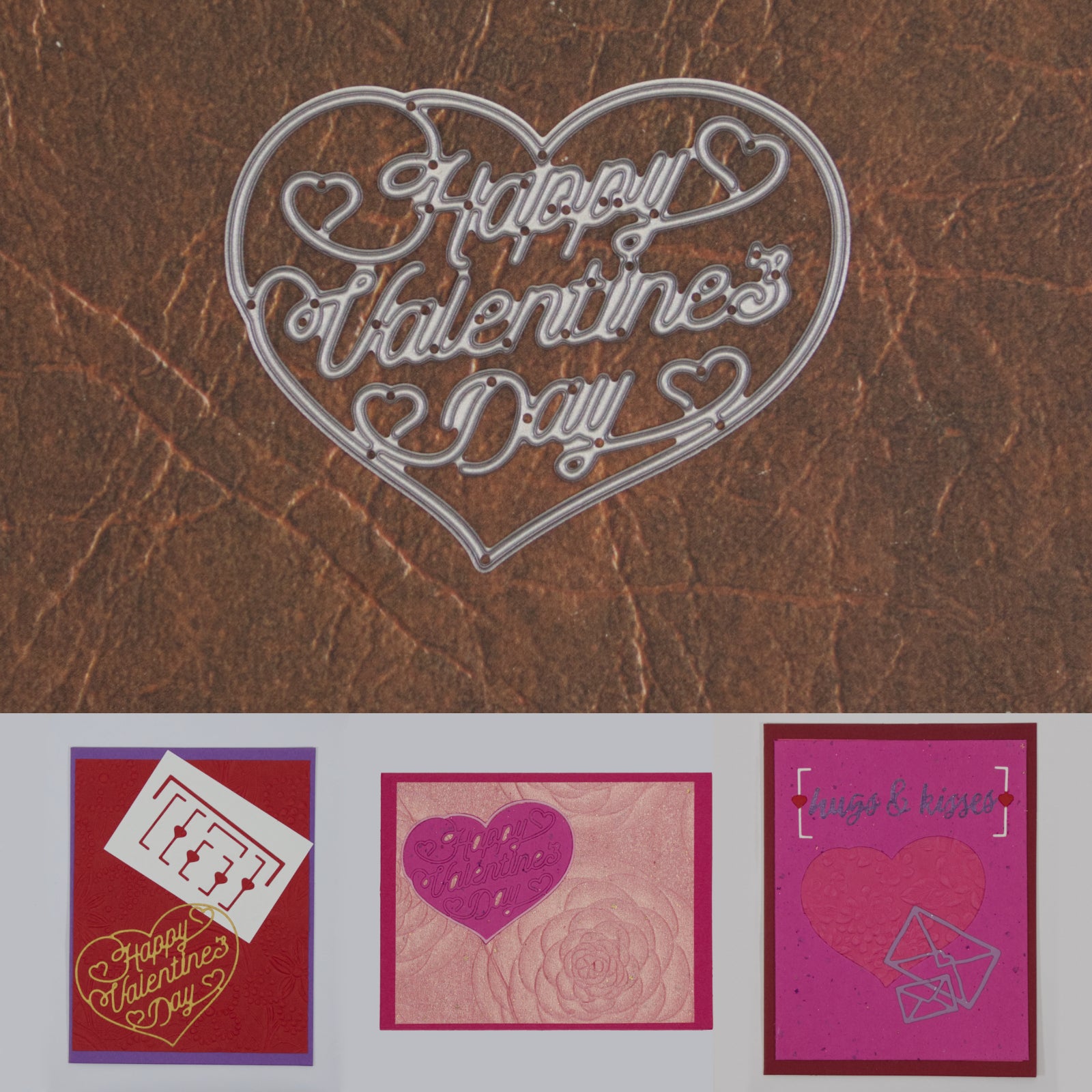 Happy Valentine’s Day Heart Frame Sentiment Cutting Die