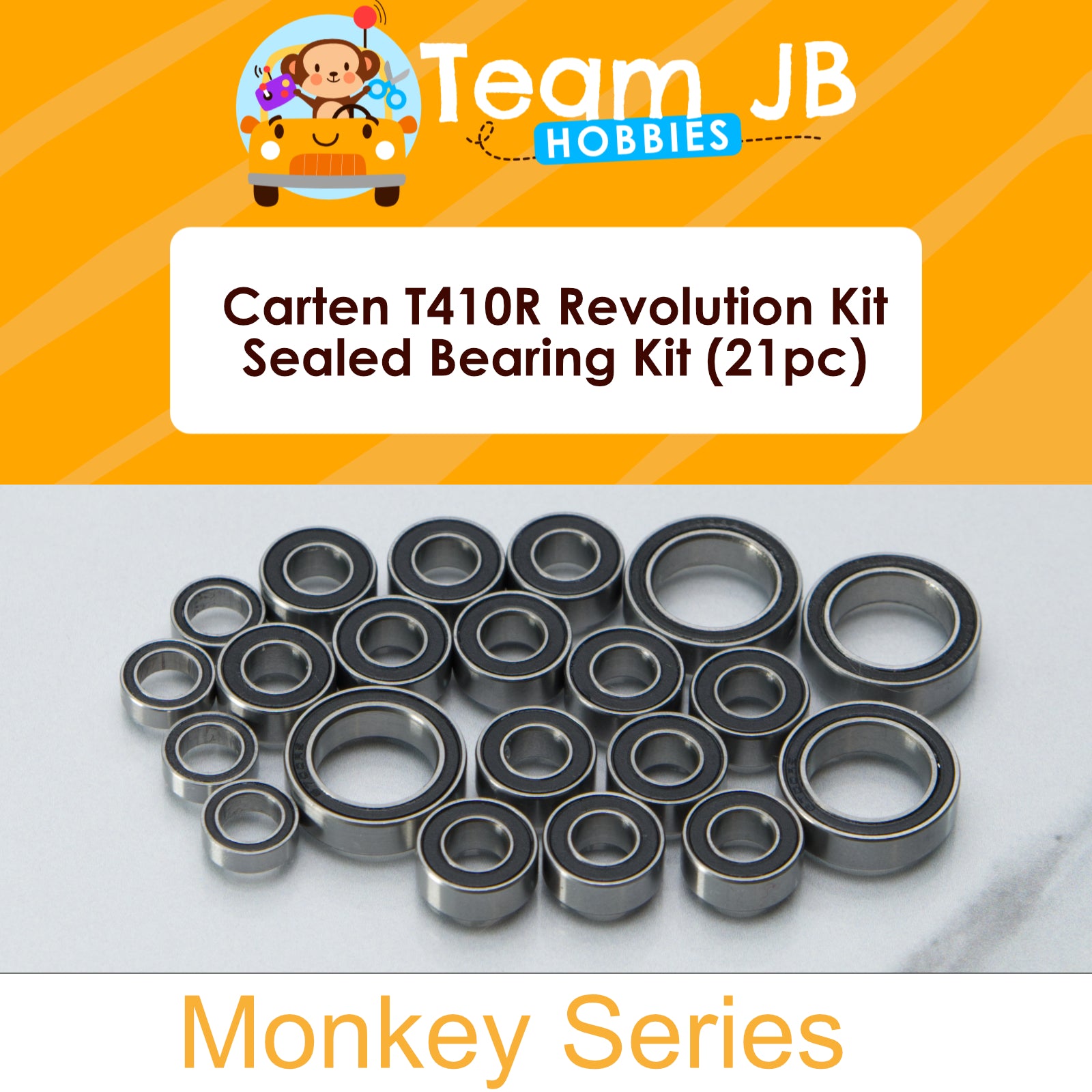 Carten T410R Revolution, T410 Rally Kit - 21 Pcs Sealed Bearing Kit
