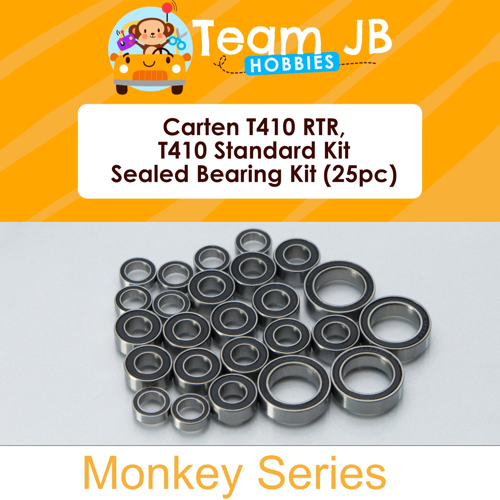 Carten T410 RTR, T410 Standard Kit - Sealed Bearing Kit