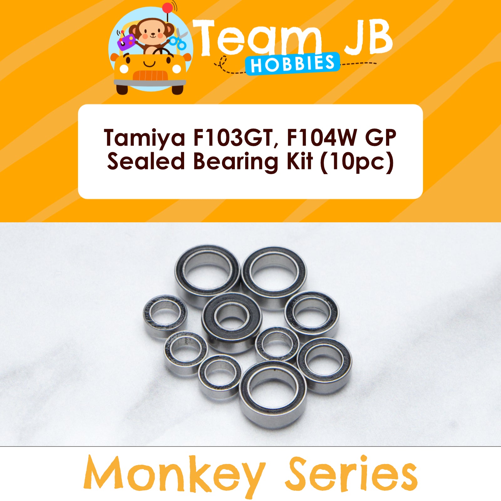 Tamiya F103GT, Nismo, Gazoo TS050 - Sealed Bearing Kit