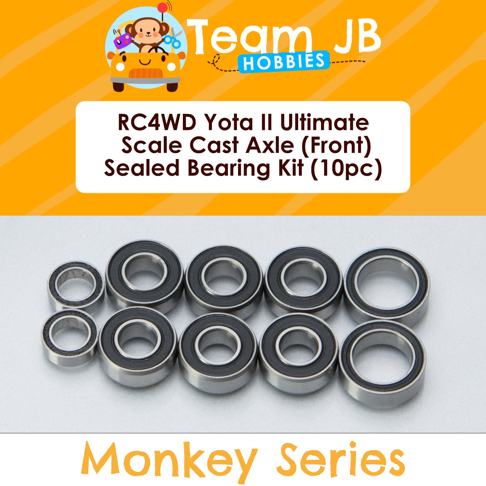 RC4WD Yota II Ultimate Scale Cast Axle (Front) - Sealed Bearing Kit