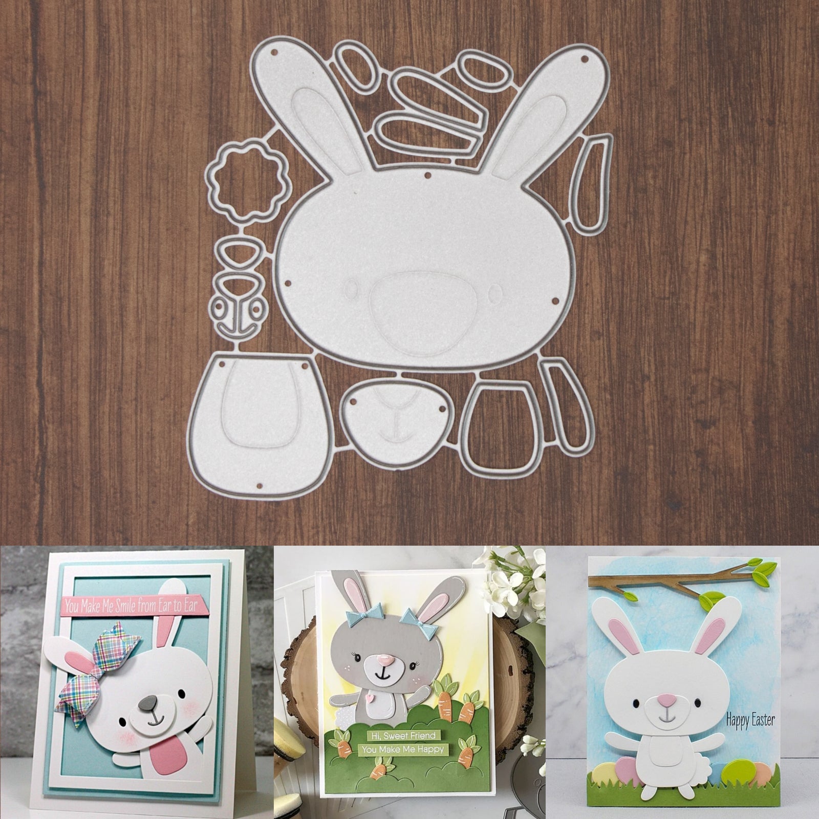 Build a Bunny Cutting & Embossing Dies