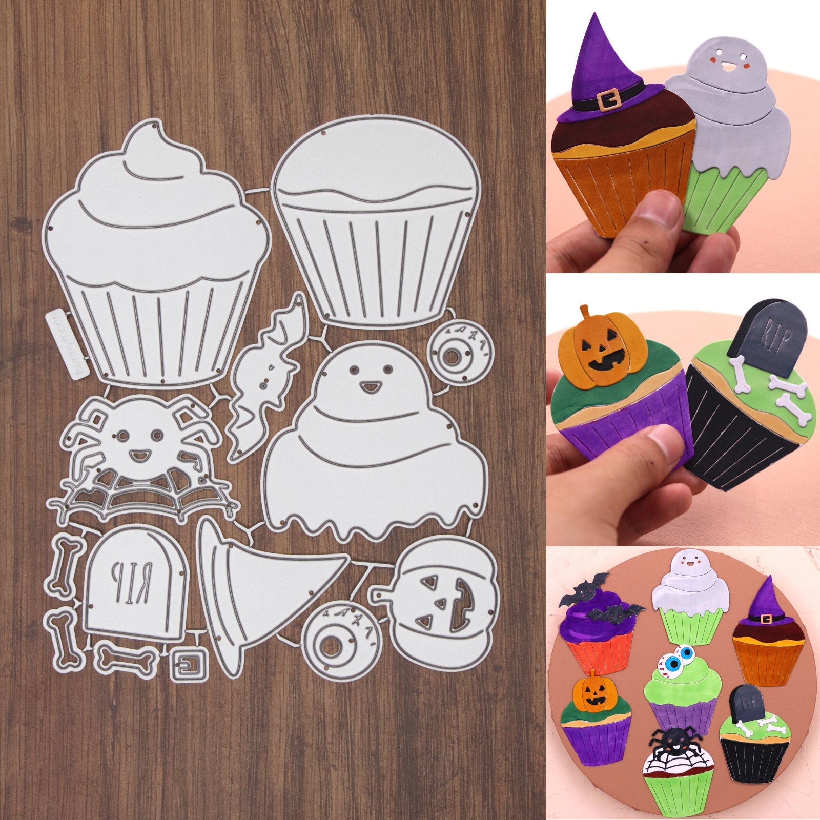 Creepy Cupcakes Halloween Cutting Dies