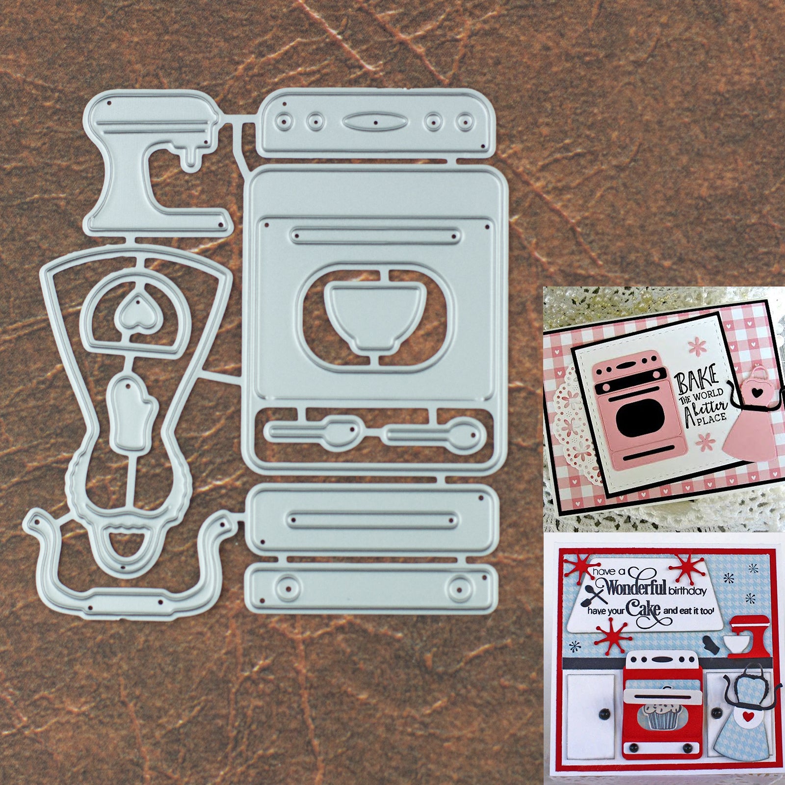 Bake It Up Kitchen Oven Small Cutting Die Set