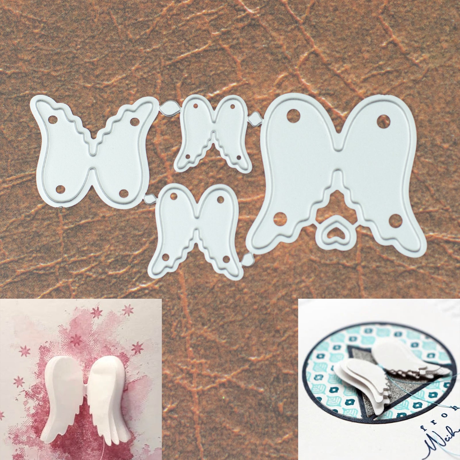 Angel Wings with Heart Cutting Dies – 4 Sizes