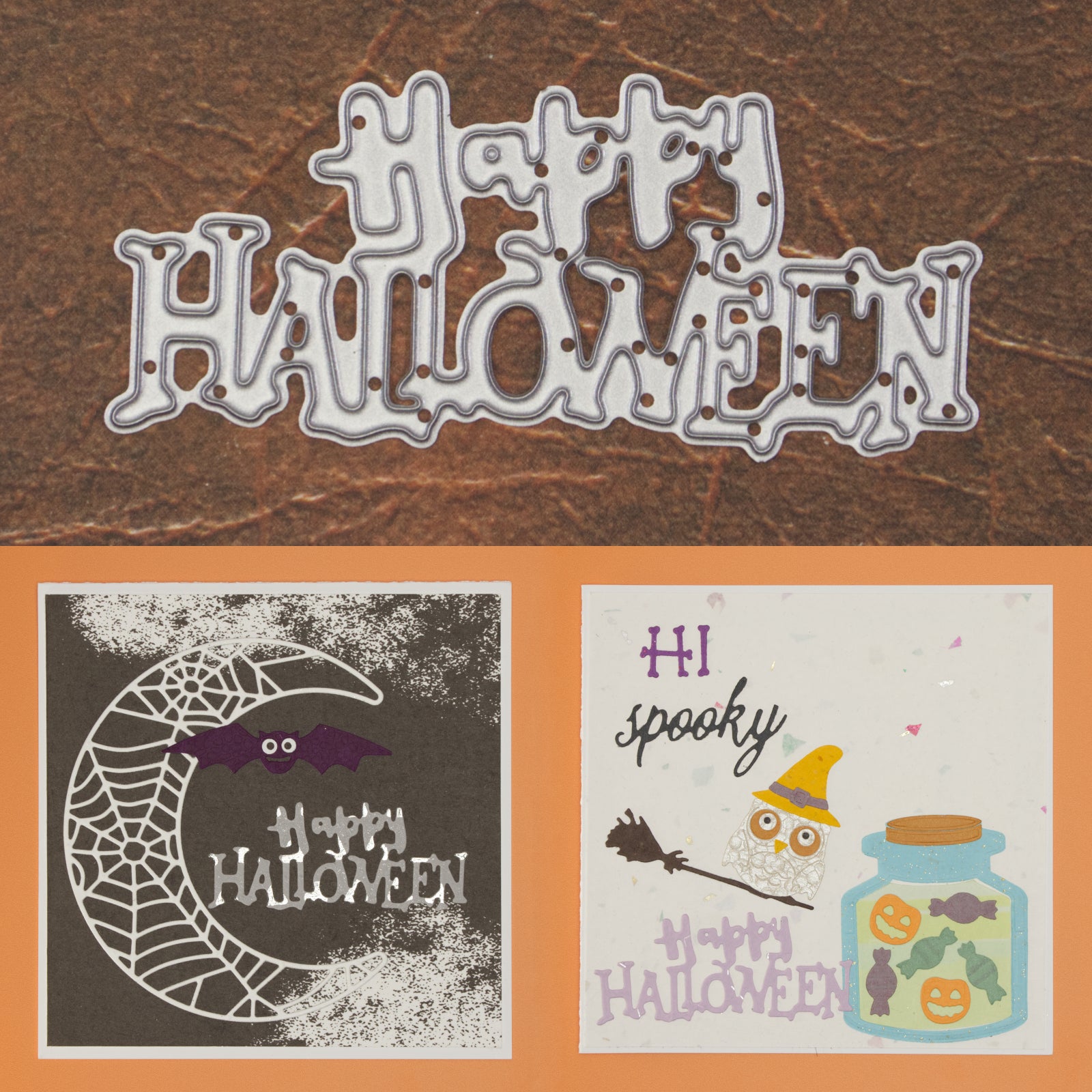 Happy Halloween Words Sentiment Cutting Die
