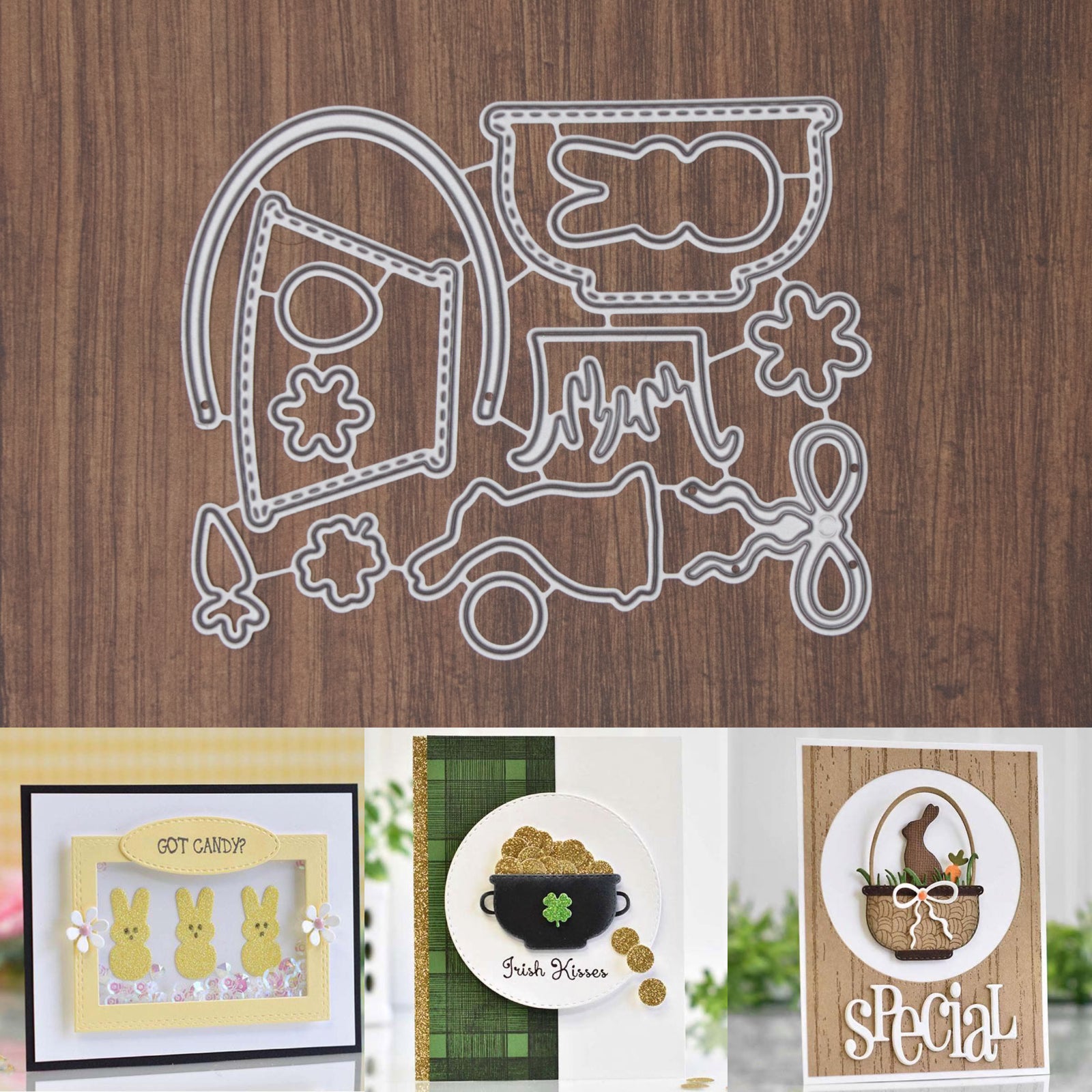 Easter & St. Patrick’s Day Cutting Die Set