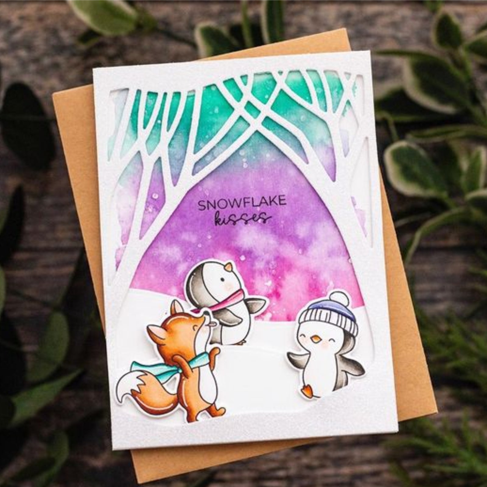 Oh What Fun Winter Animal Friends Cutting Dies & Stamps Set