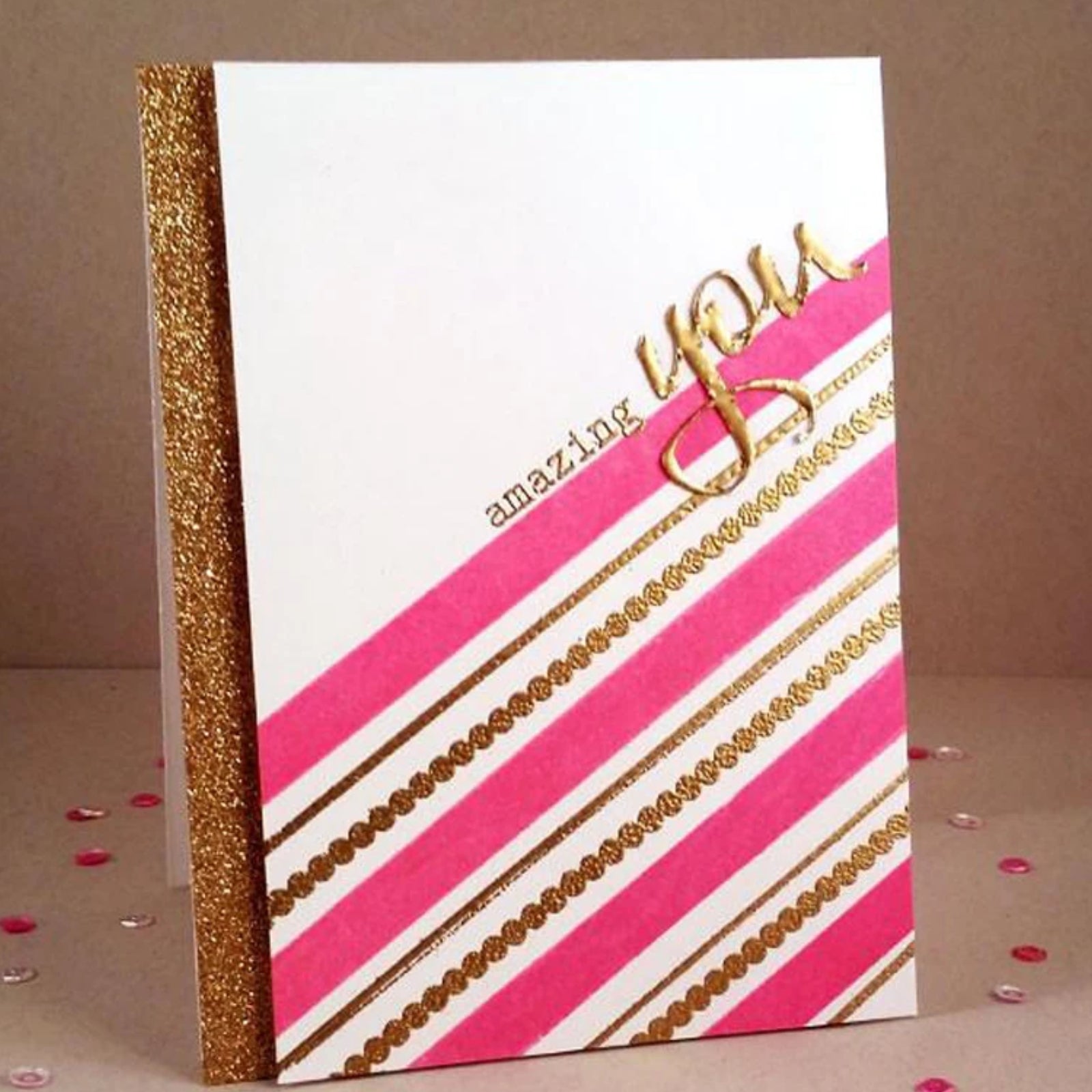 Congrats You Sentiment Words Cutting Dies